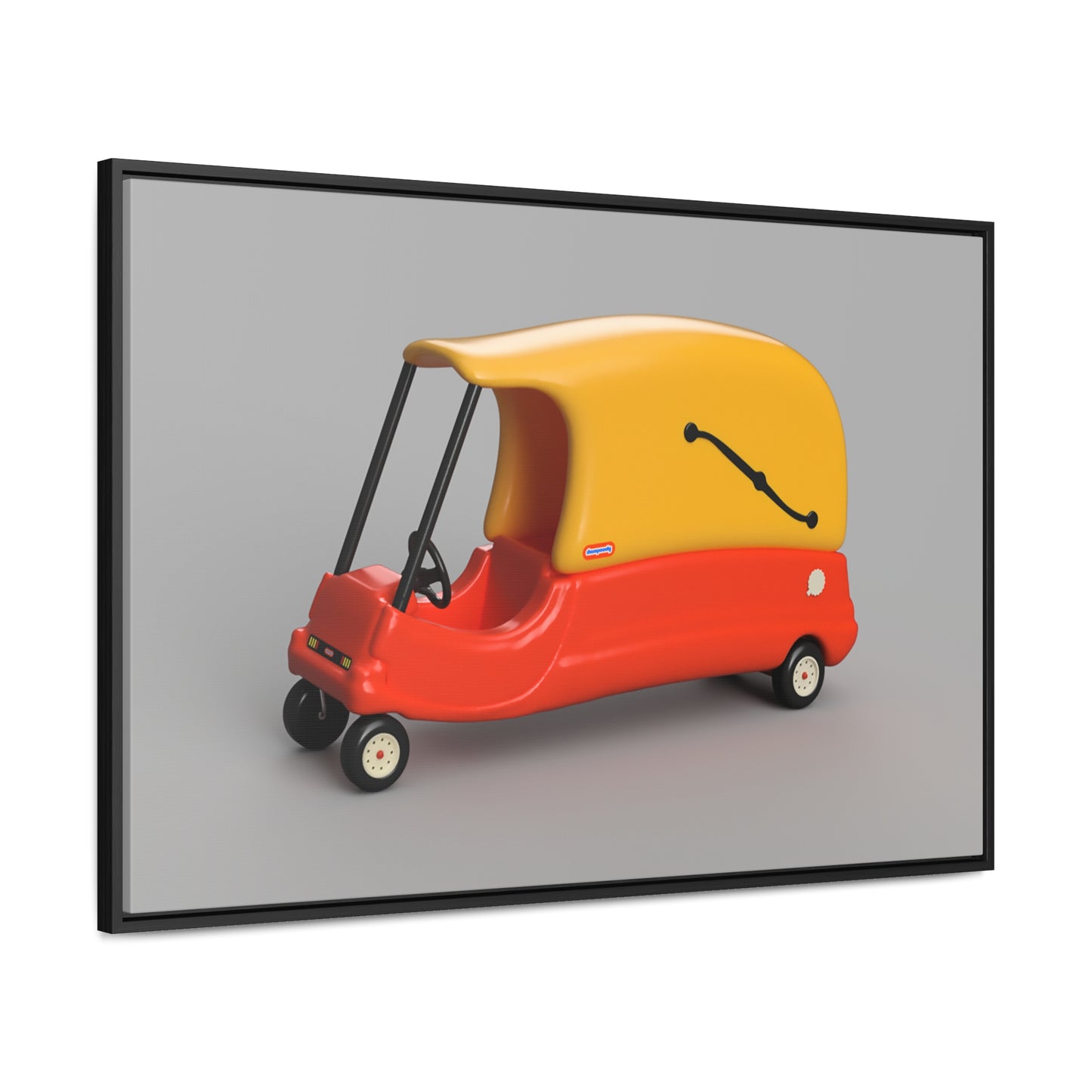 Cozy Hearse Framed Canvas Gallery Wrap