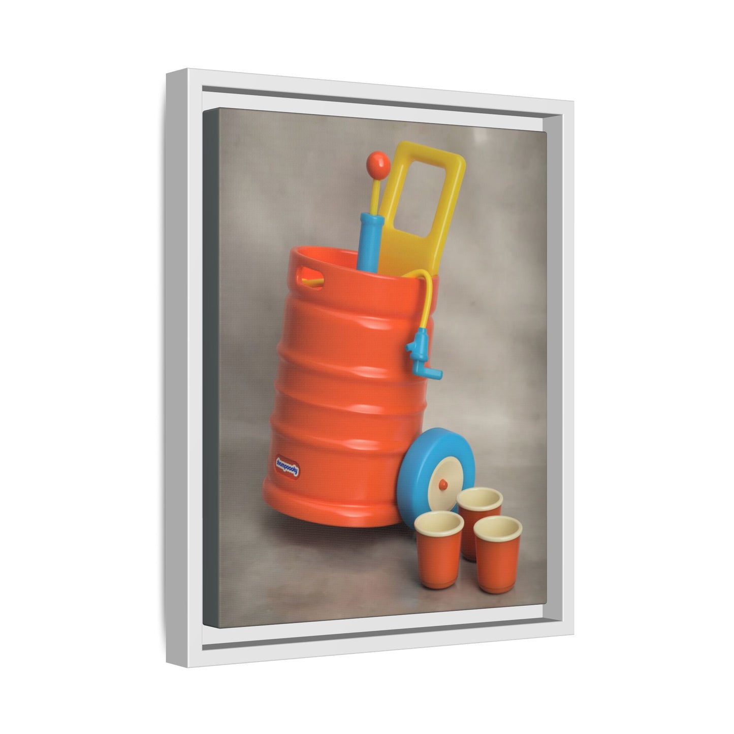 Keg Framed Canvas Gallery Wrap