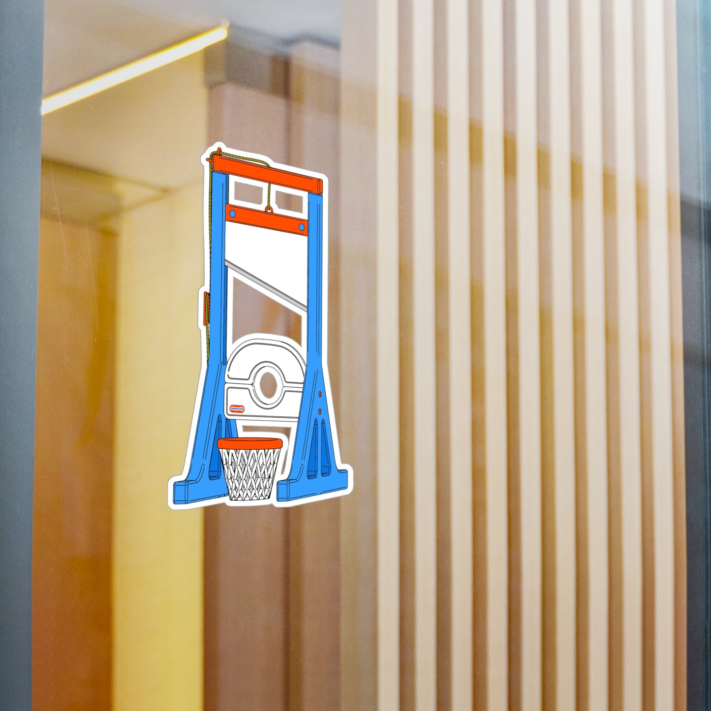 Guillotine Vinyl Sticker