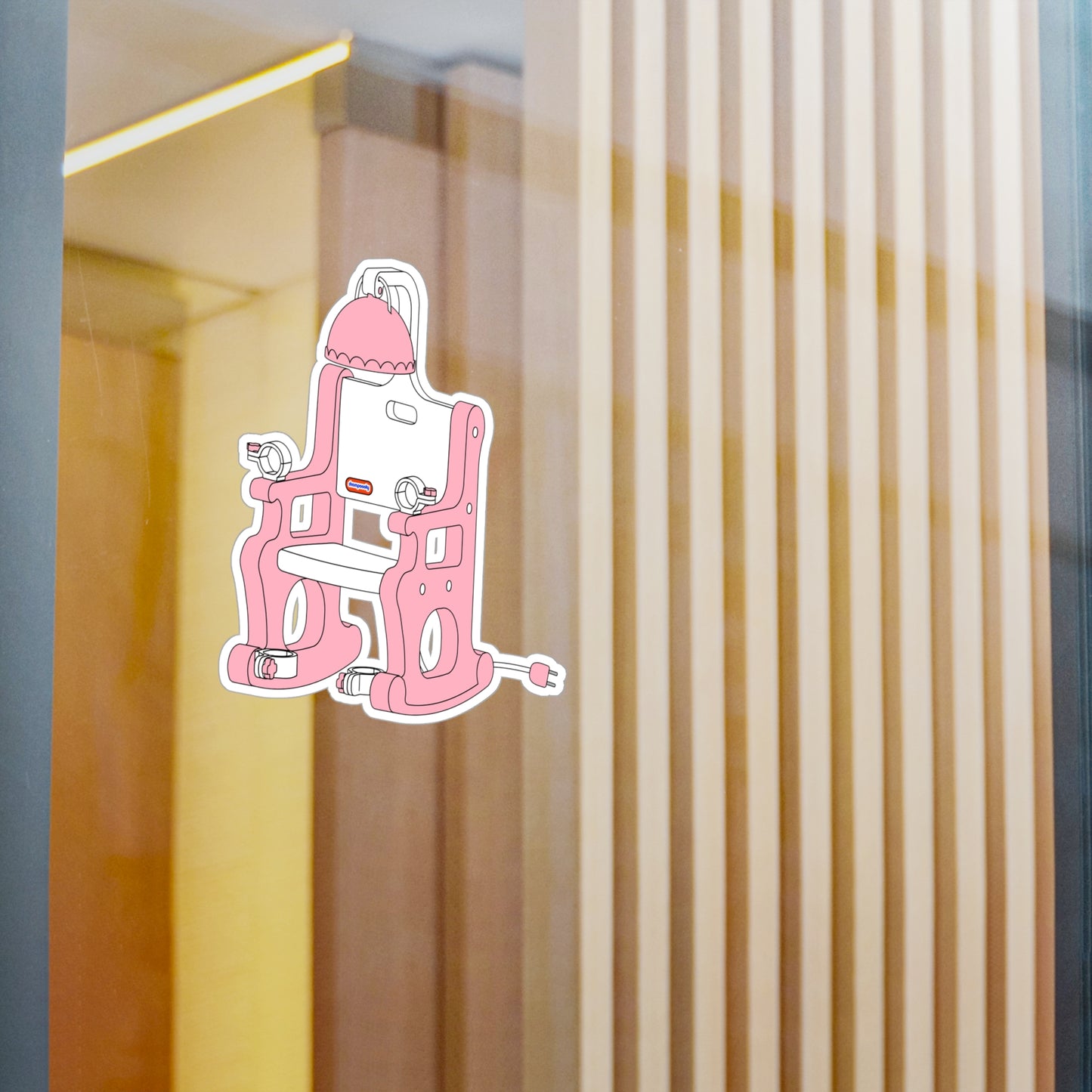 Electric Chair Vinyl Sticker