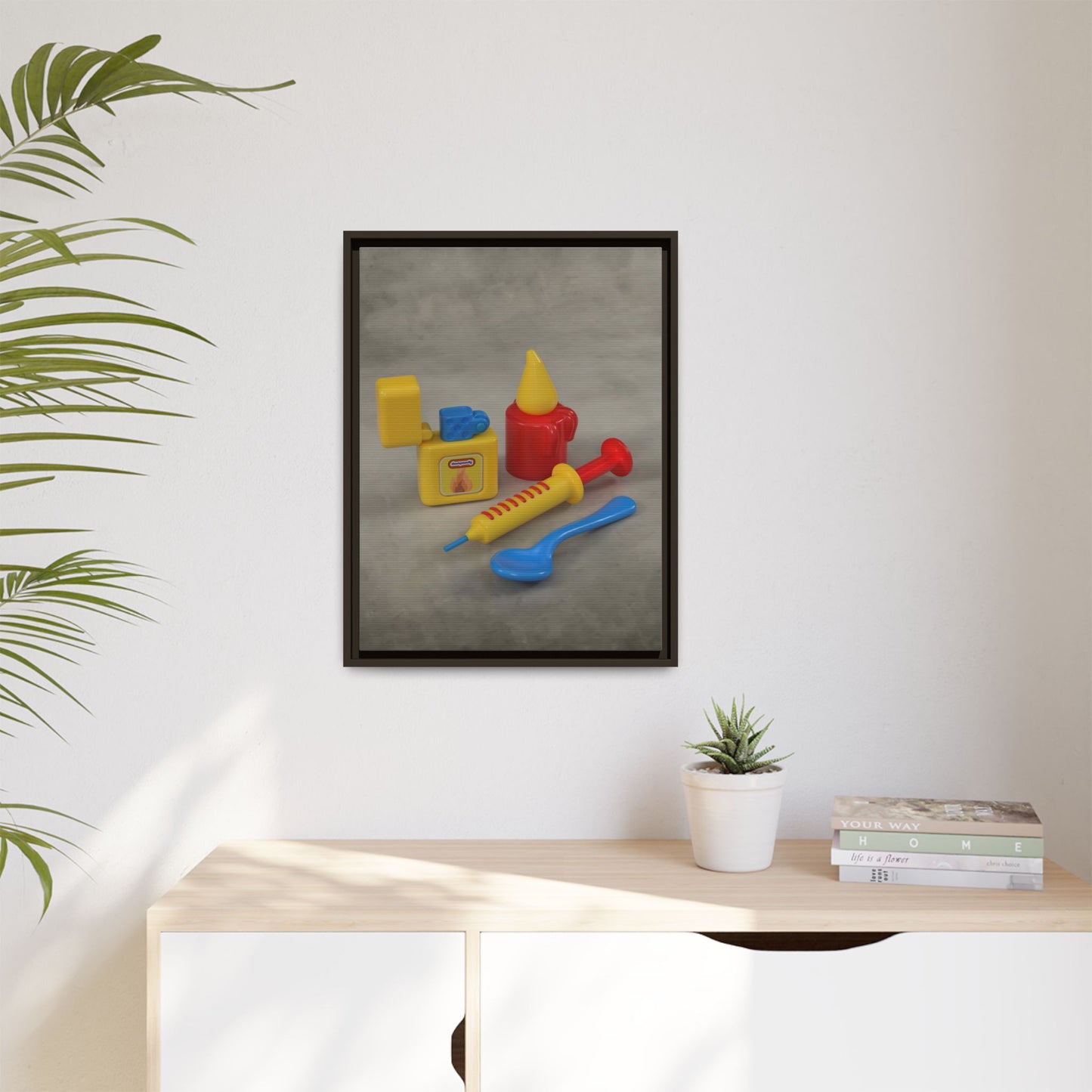Heroin Framed Canvas Gallery Wrap