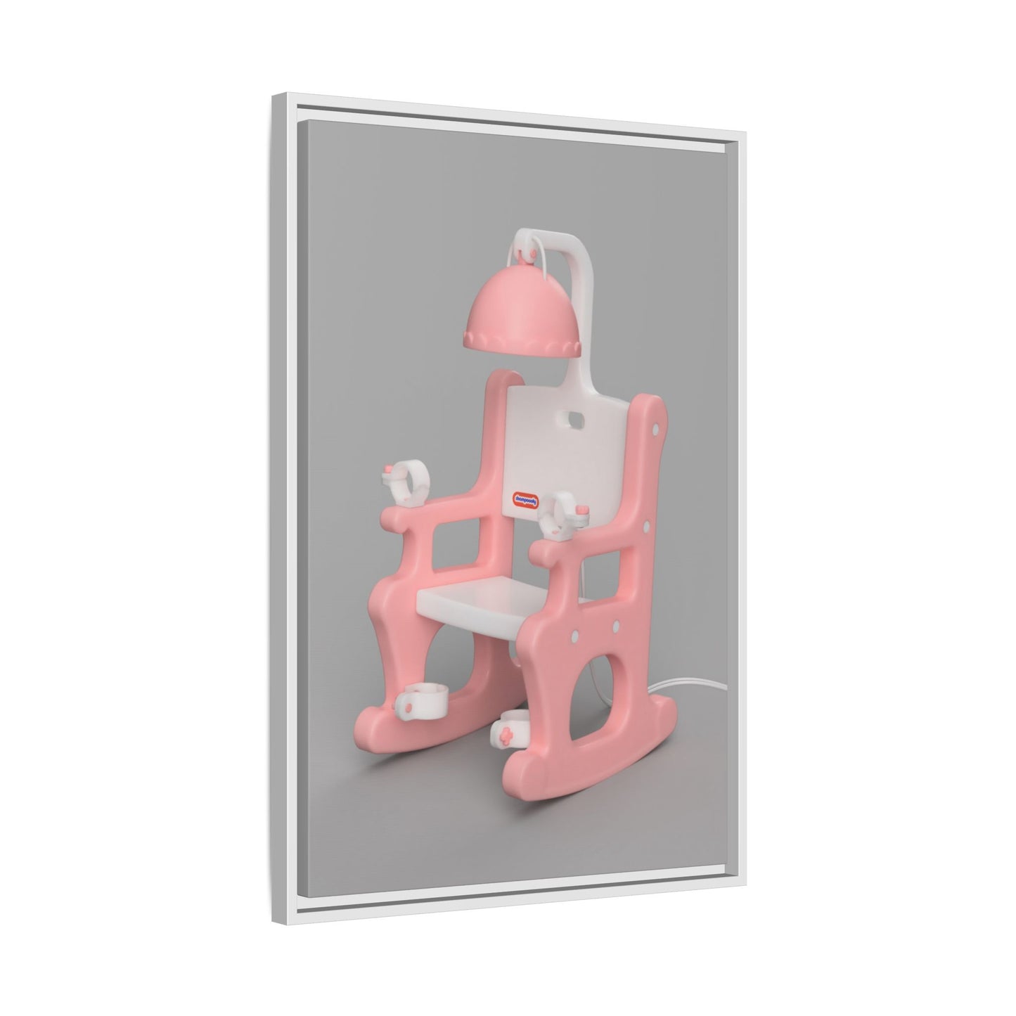 Electric Chair Framed Canvas Gallery Wrap