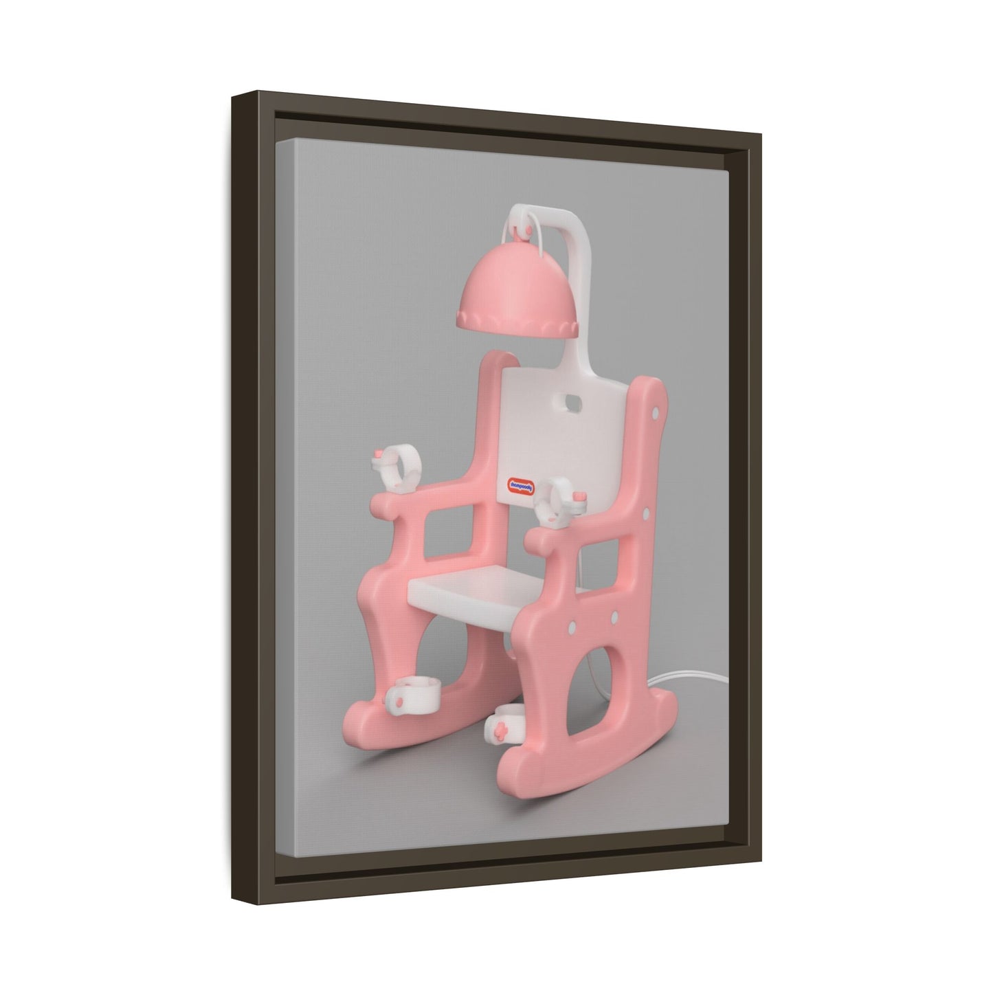 Electric Chair Framed Canvas Gallery Wrap