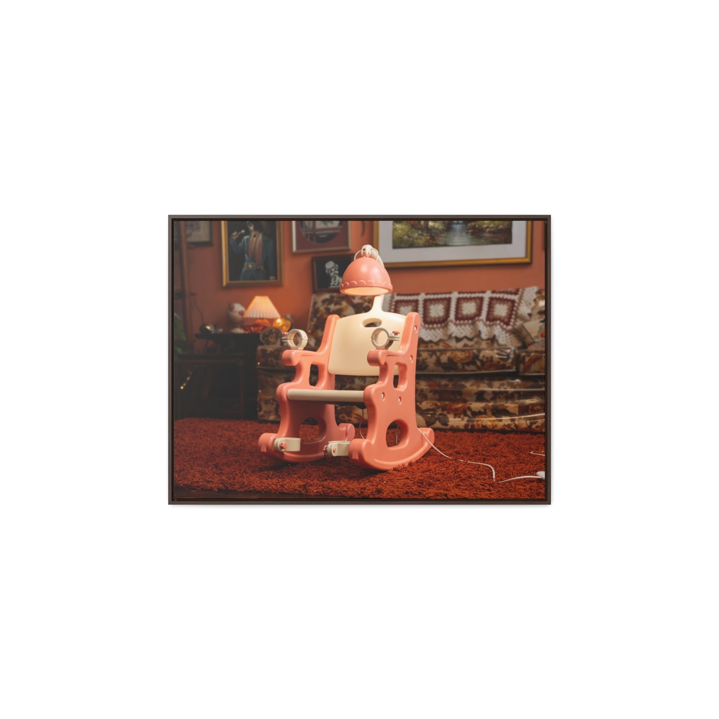 Electric Chair (Real) Framed Canvas Gallery Wrap