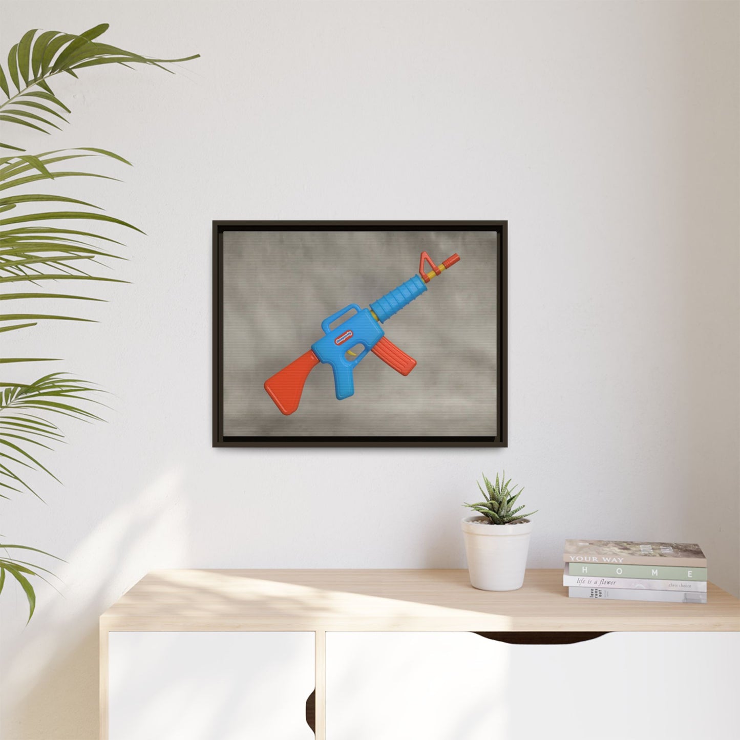 AR-15 Framed Canvas Gallery Wrap