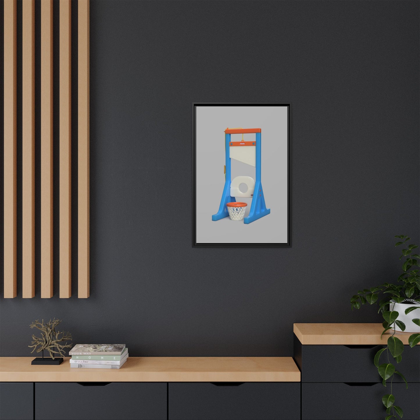 Guillotine Framed Canvas Gallery Wrap