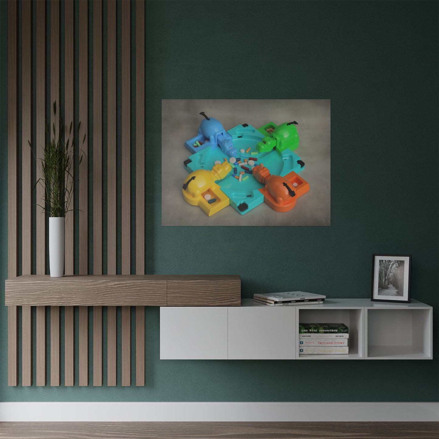 Hungry Hippos Archival Print