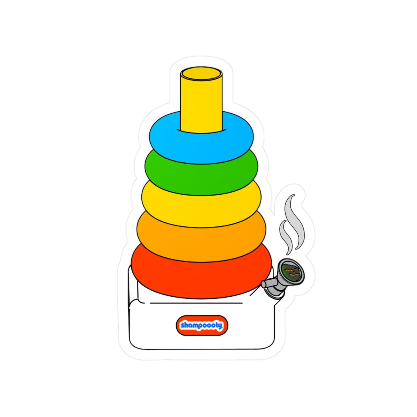 Happy Bubbler Vinyl Sticker