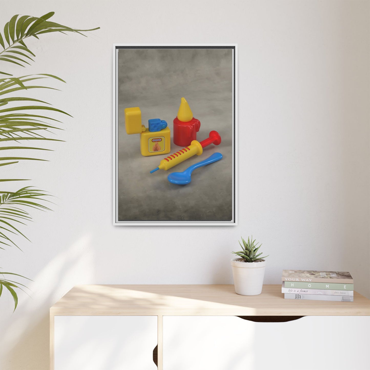 Heroin Framed Canvas Gallery Wrap