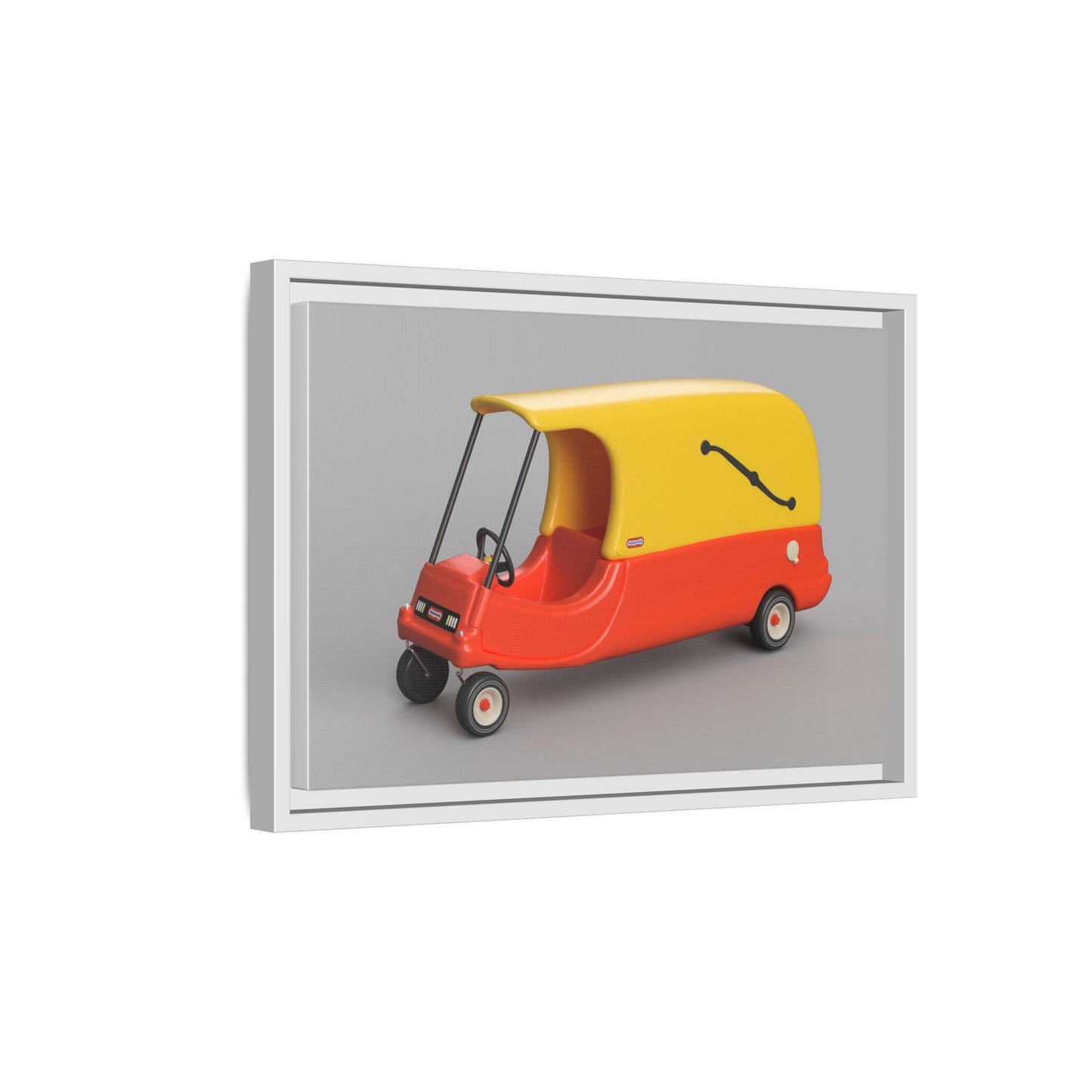Cozy Hearse Framed Canvas Gallery Wrap