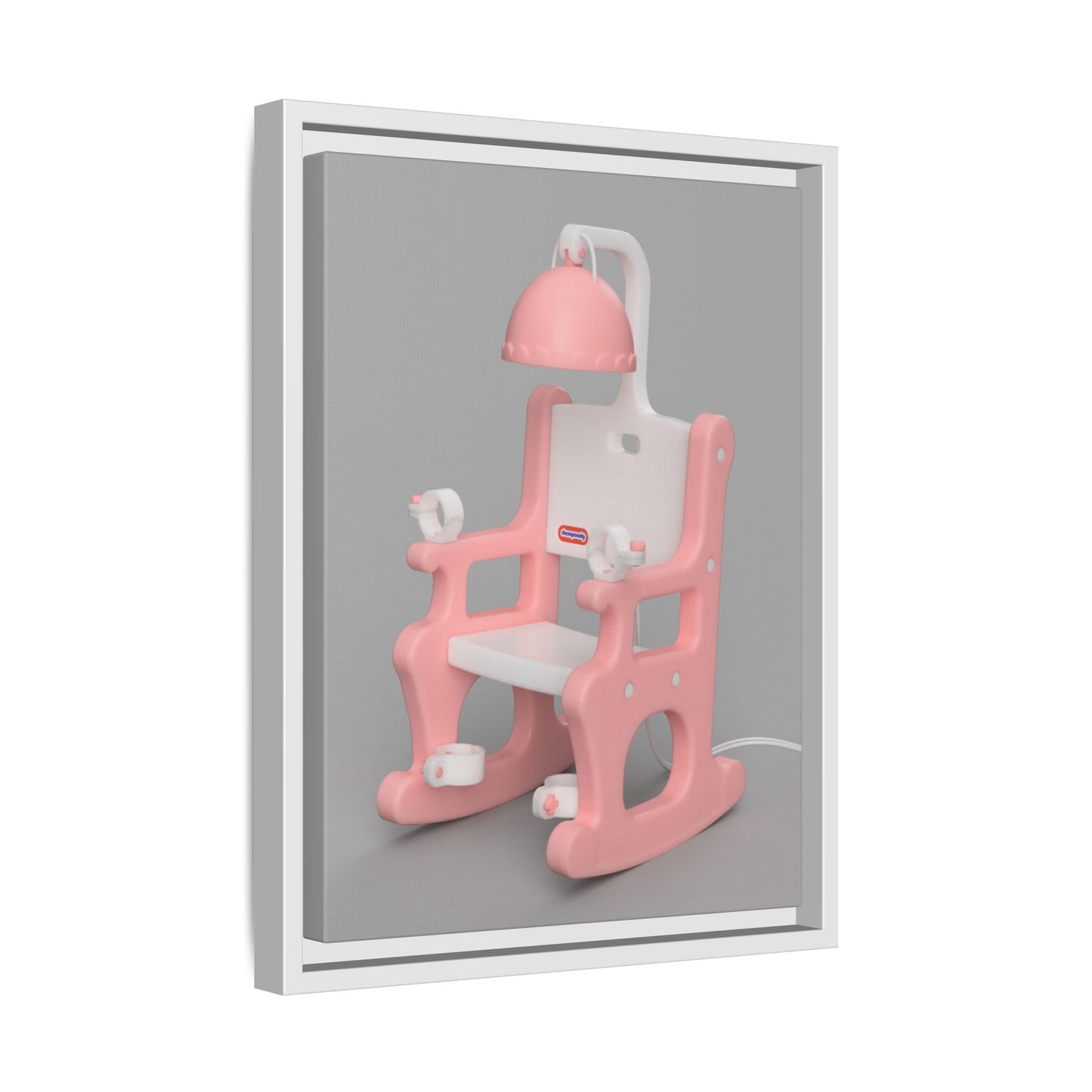 Electric Chair Framed Canvas Gallery Wrap