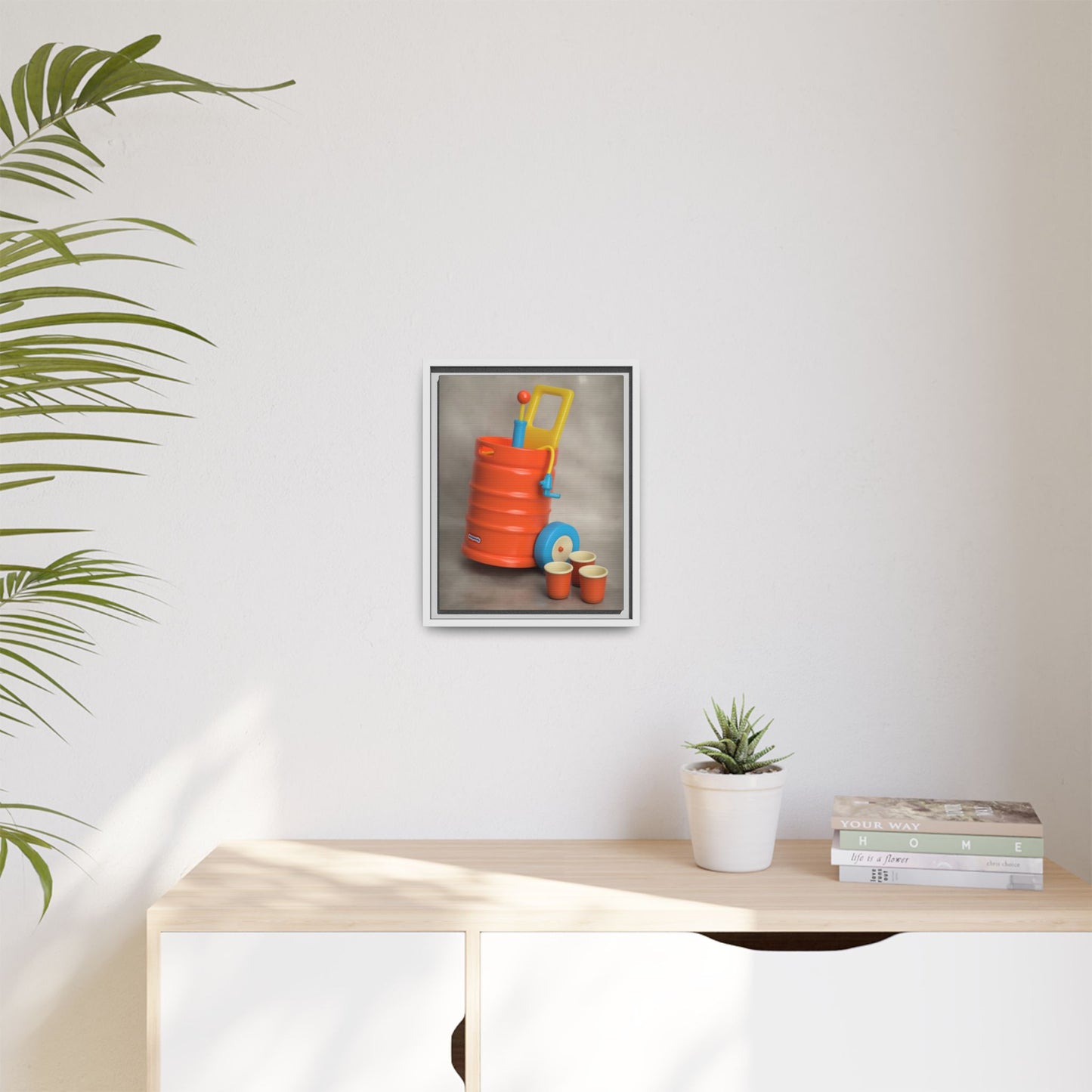 Keg Framed Canvas Gallery Wrap
