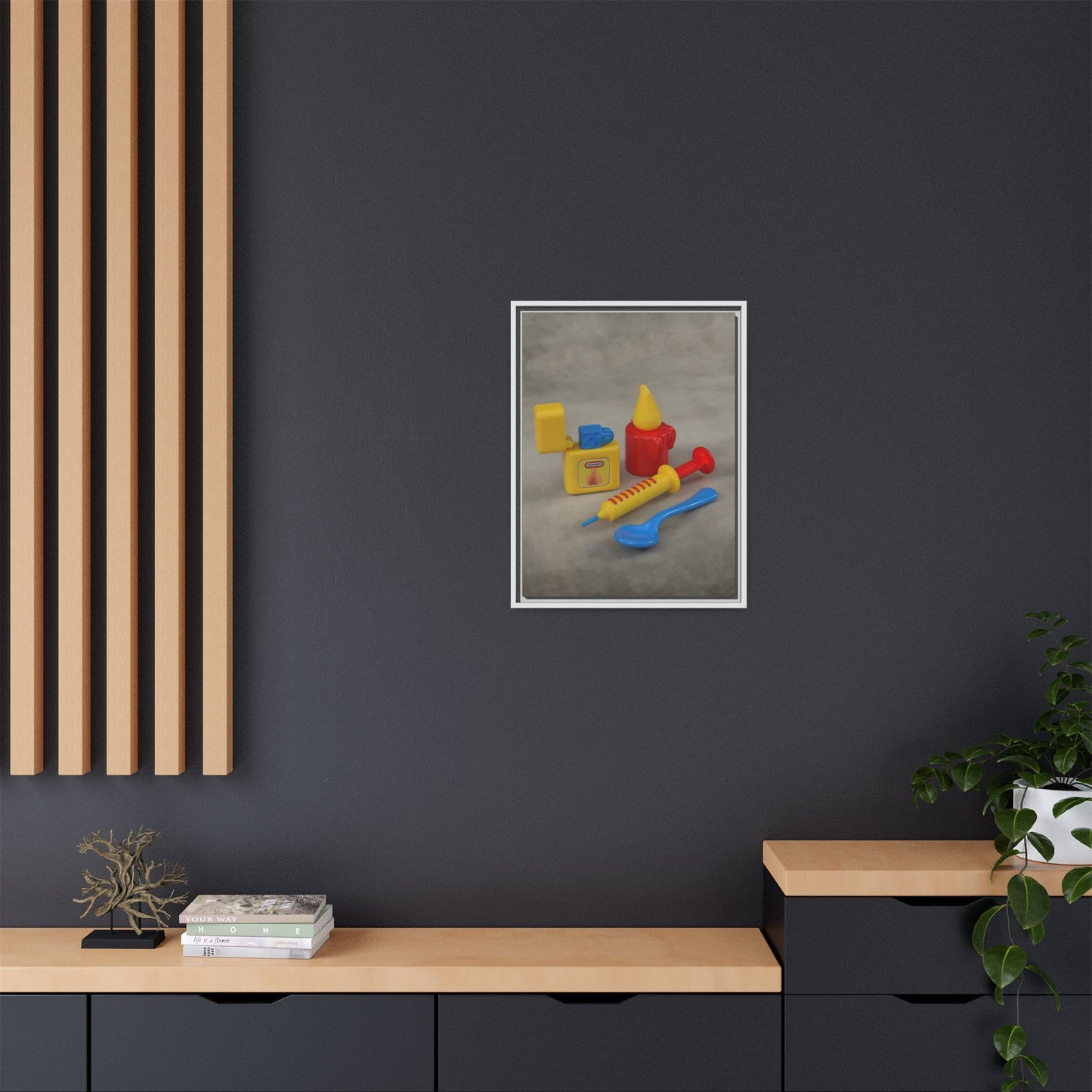 Heroin Framed Canvas Gallery Wrap