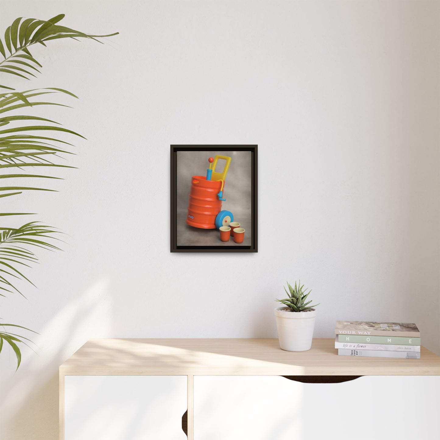 Keg Framed Canvas Gallery Wrap