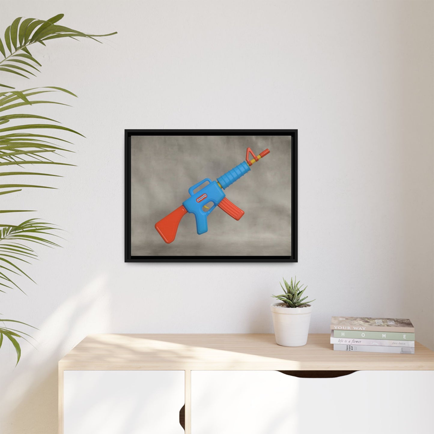 AR-15 Framed Canvas Gallery Wrap