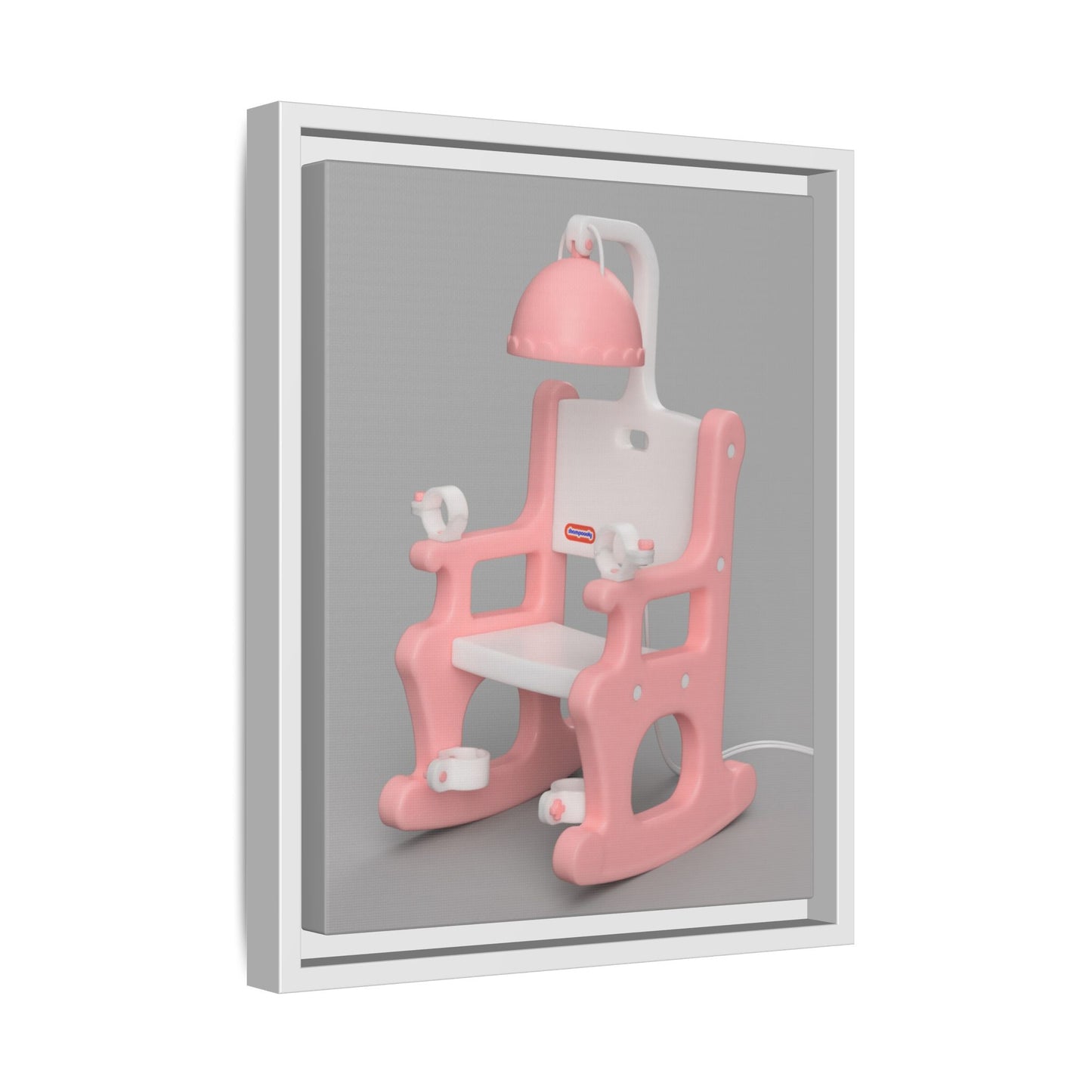 Electric Chair Framed Canvas Gallery Wrap