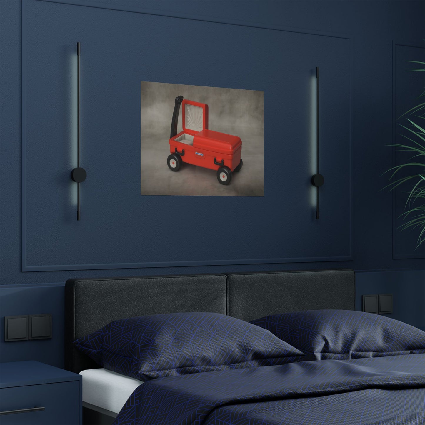 Wagon Casket Archival Print