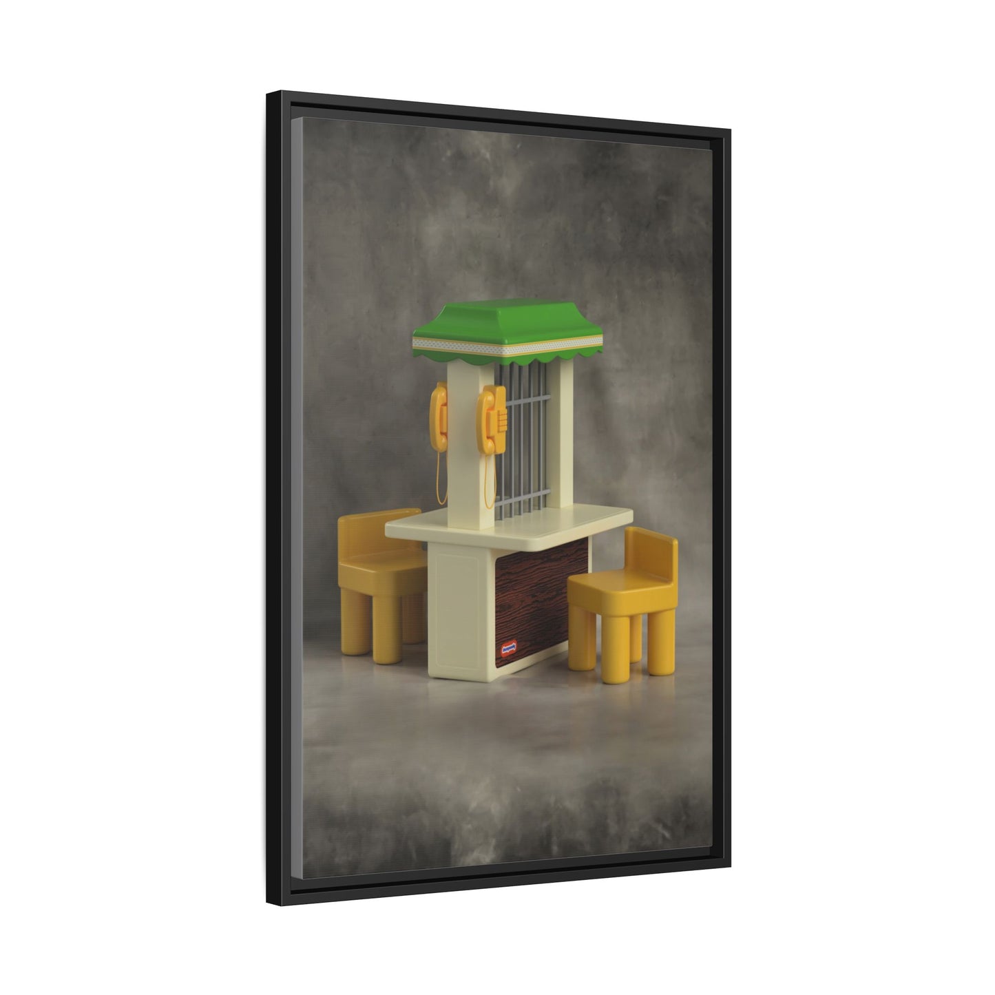 Visitation Booth Framed Canvas Gallery Wrap