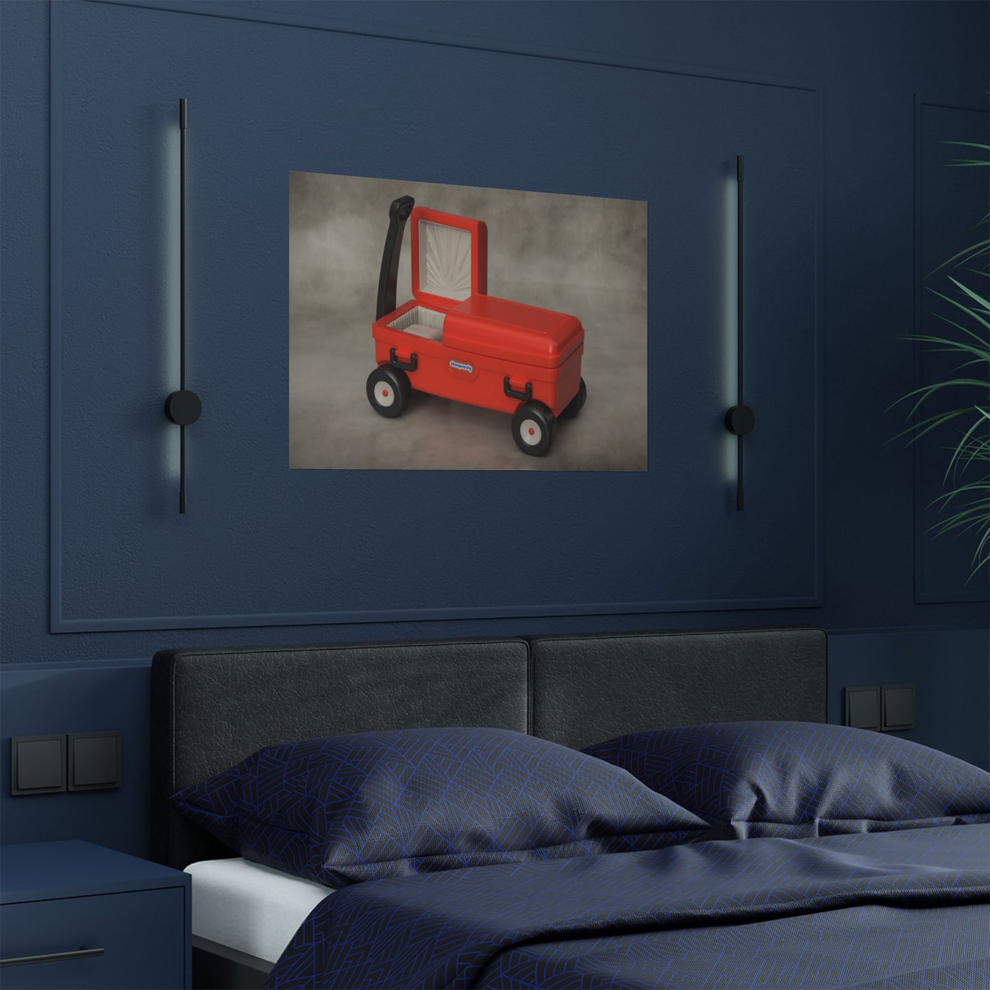 Wagon Casket Archival Print