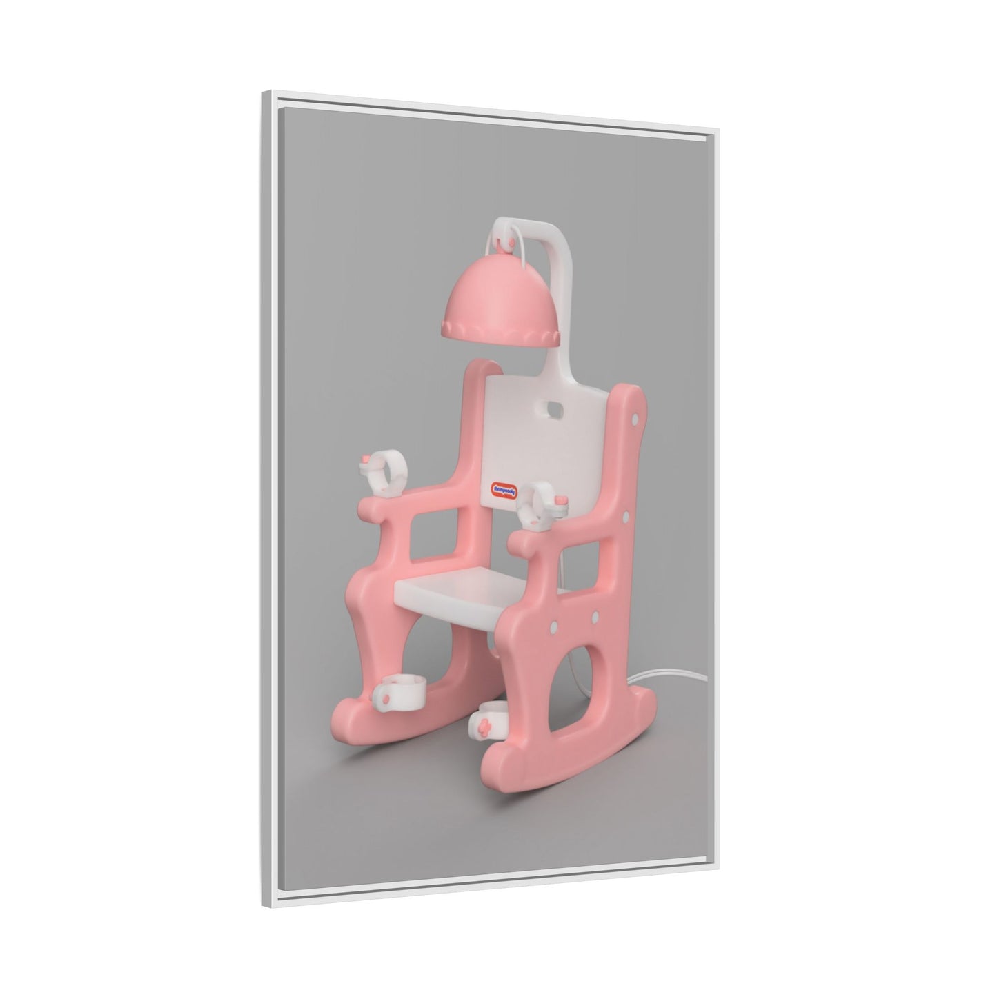 Electric Chair Framed Canvas Gallery Wrap