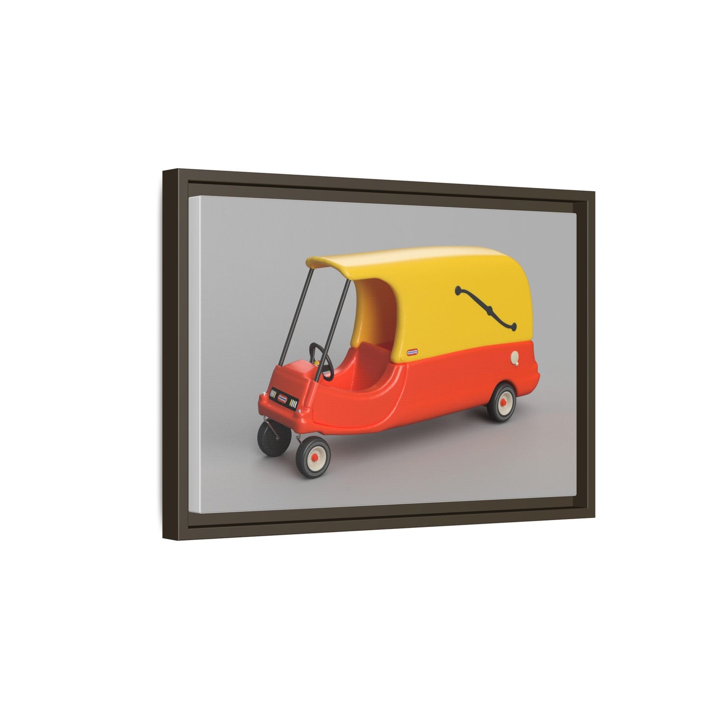 Cozy Hearse Framed Canvas Gallery Wrap