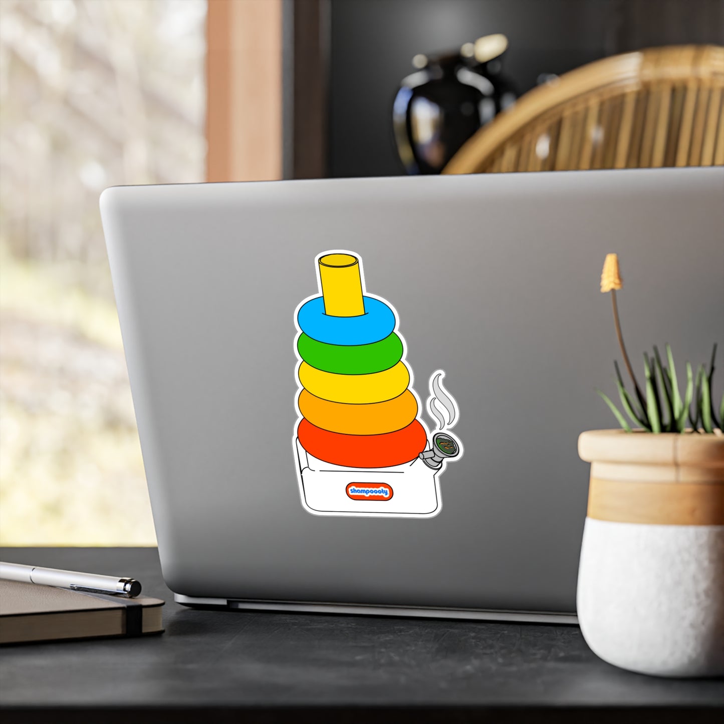 Happy Bubbler Vinyl Sticker