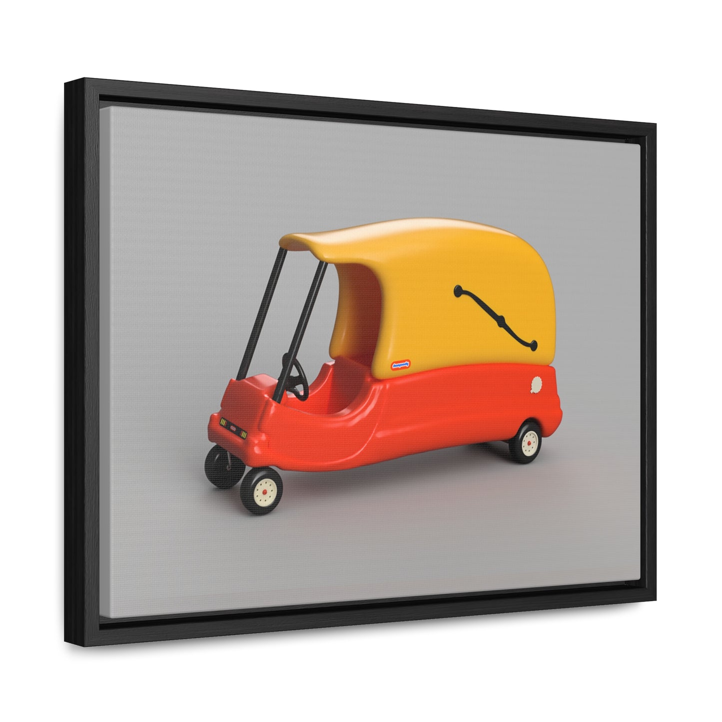 Cozy Hearse Framed Canvas Gallery Wrap
