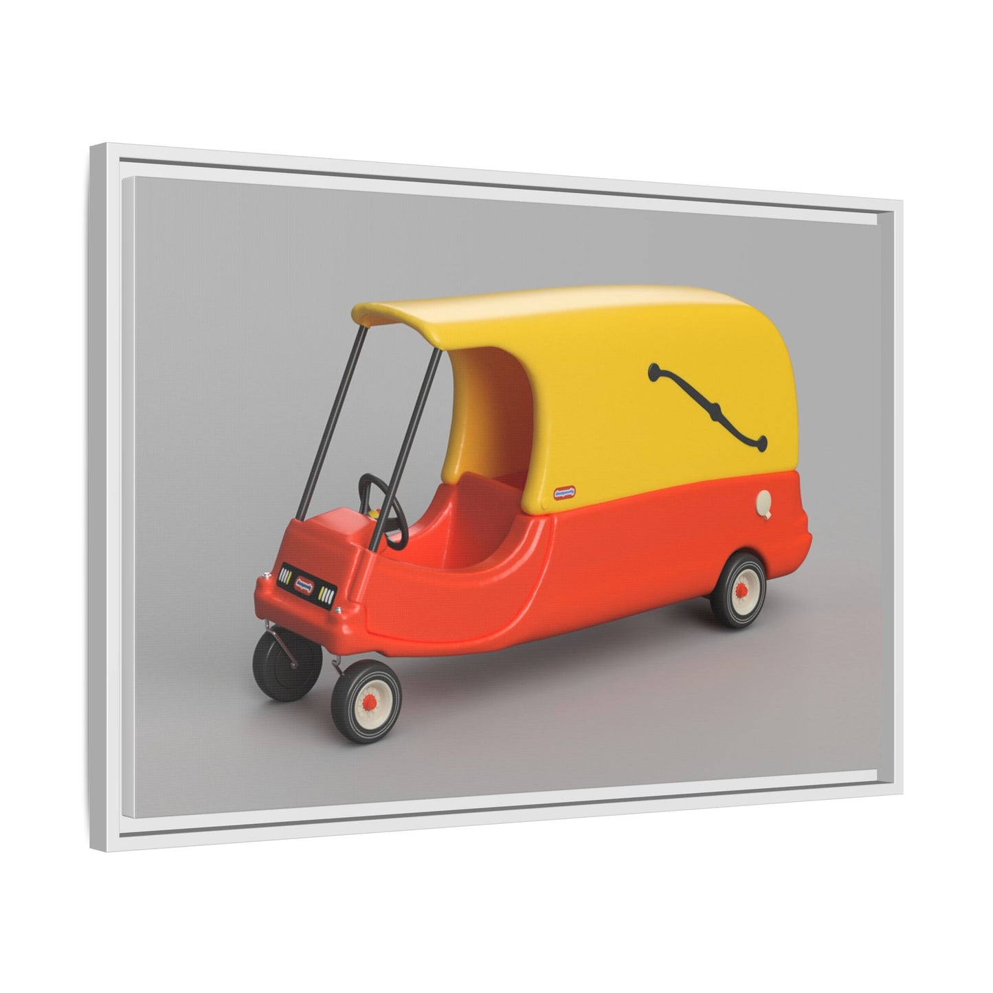 Cozy Hearse Framed Canvas Gallery Wrap