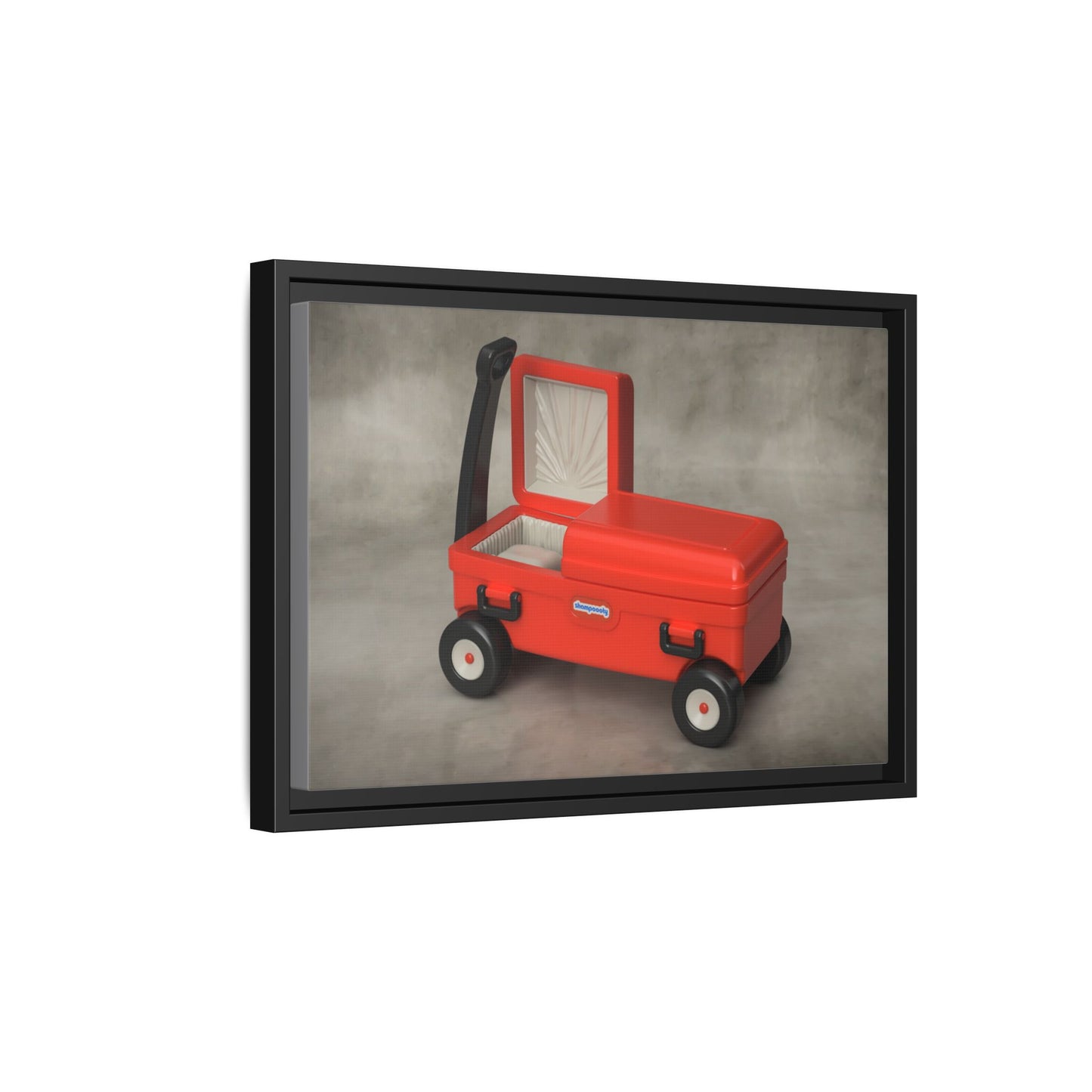 Casket Wagon Framed Canvas Gallery Wrap