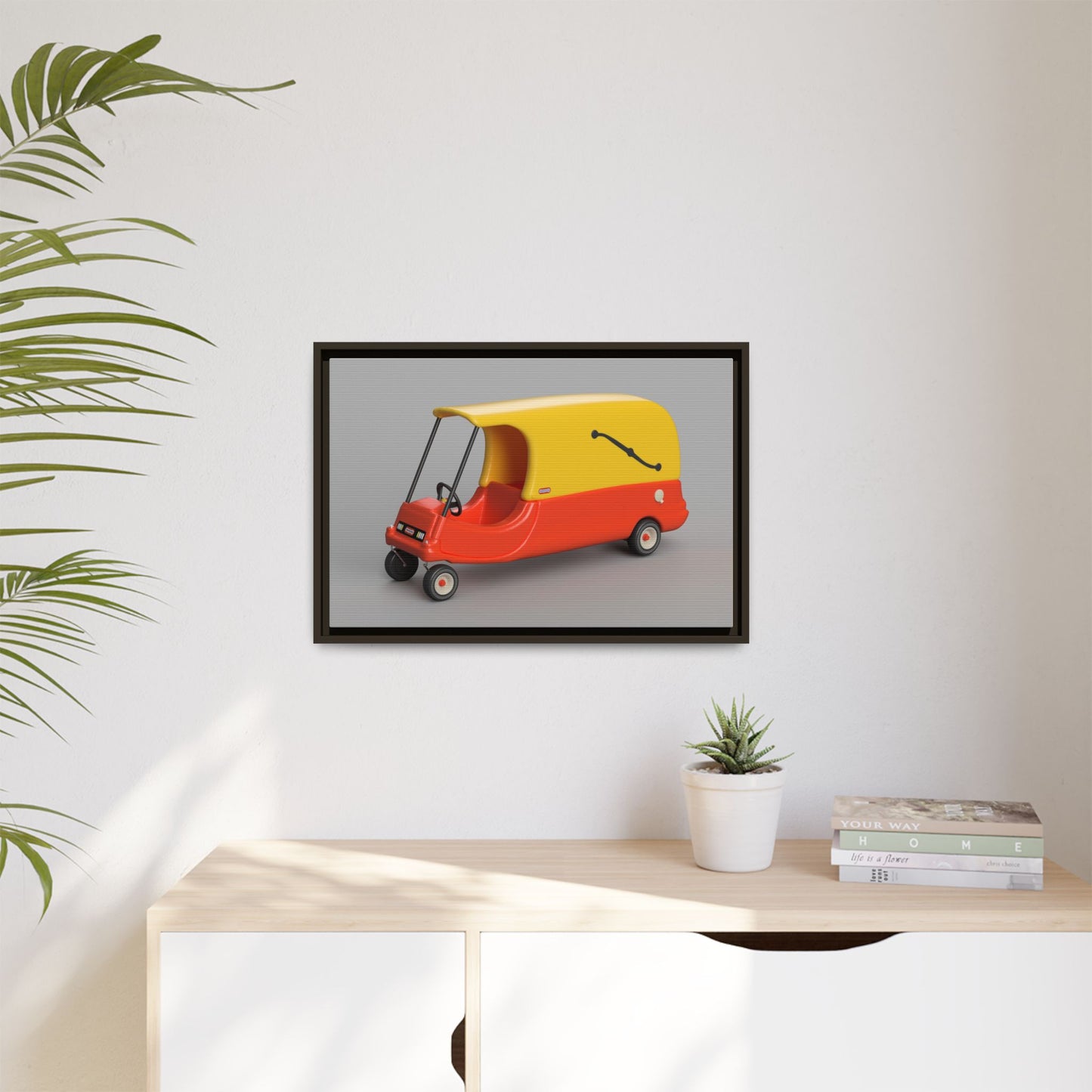 Cozy Hearse Framed Canvas Gallery Wrap