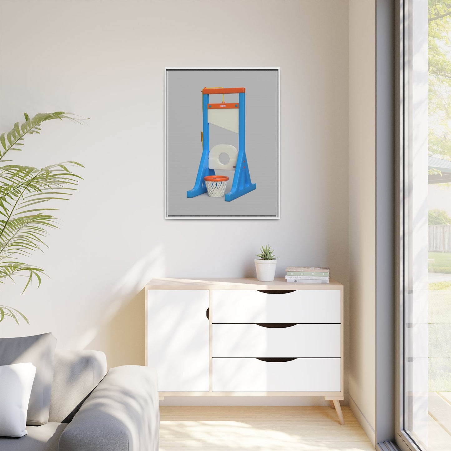 Guillotine Framed Canvas Gallery Wrap