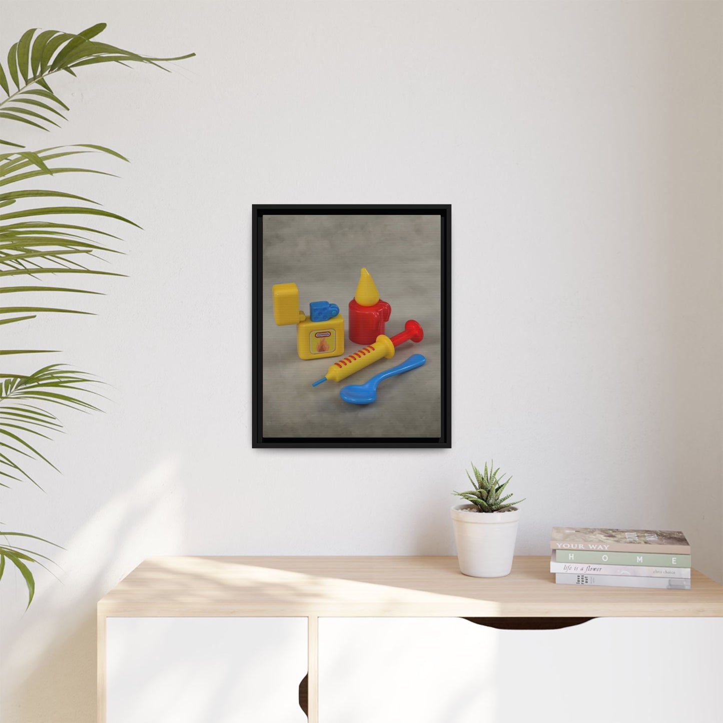 Heroin Framed Canvas Gallery Wrap