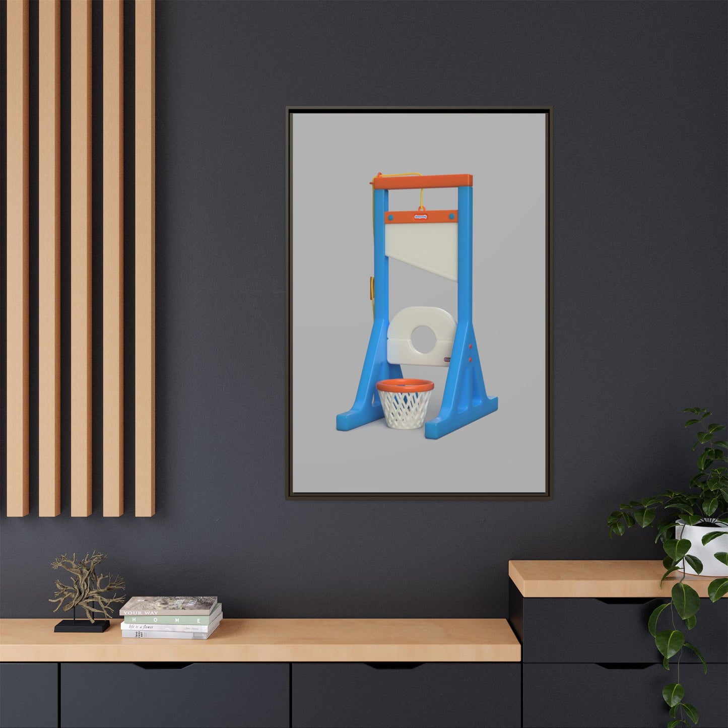 Guillotine Framed Canvas Gallery Wrap
