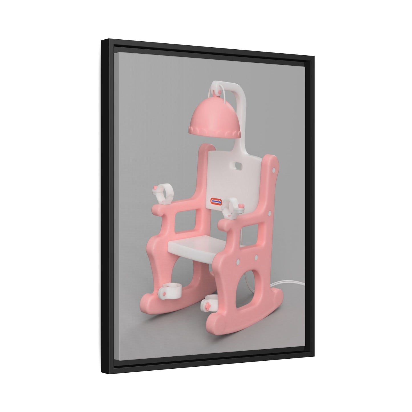 Electric Chair Framed Canvas Gallery Wrap