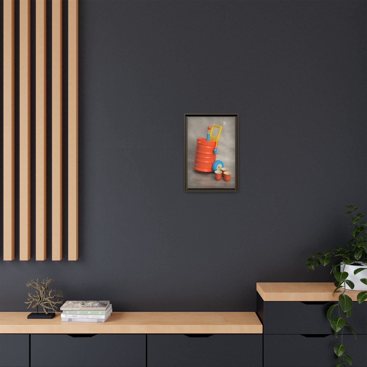 Keg Framed Canvas Gallery Wrap