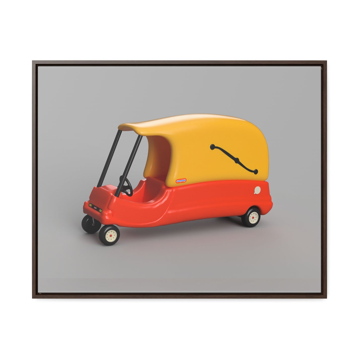 Cozy Hearse Framed Canvas Gallery Wrap