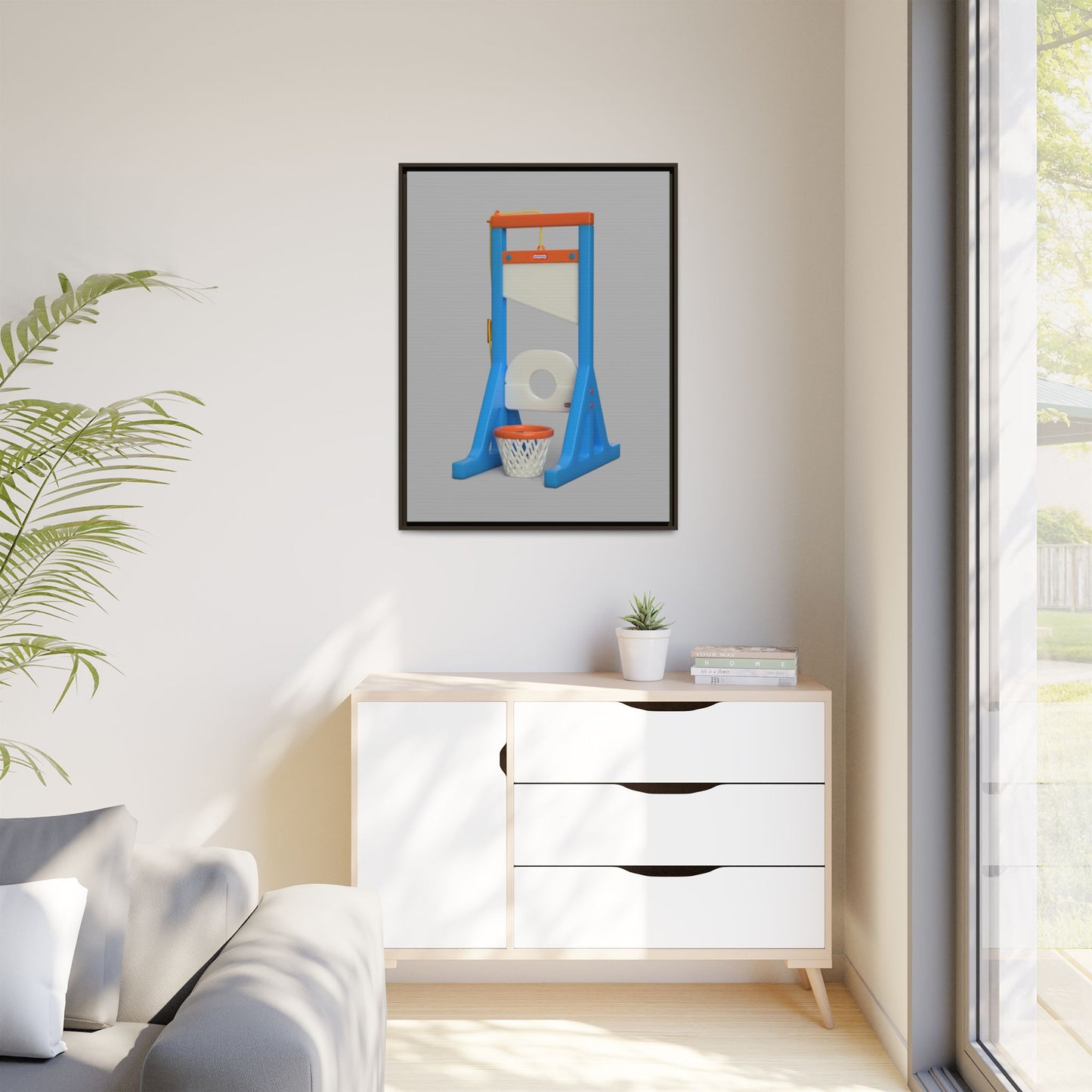 Guillotine Framed Canvas Gallery Wrap