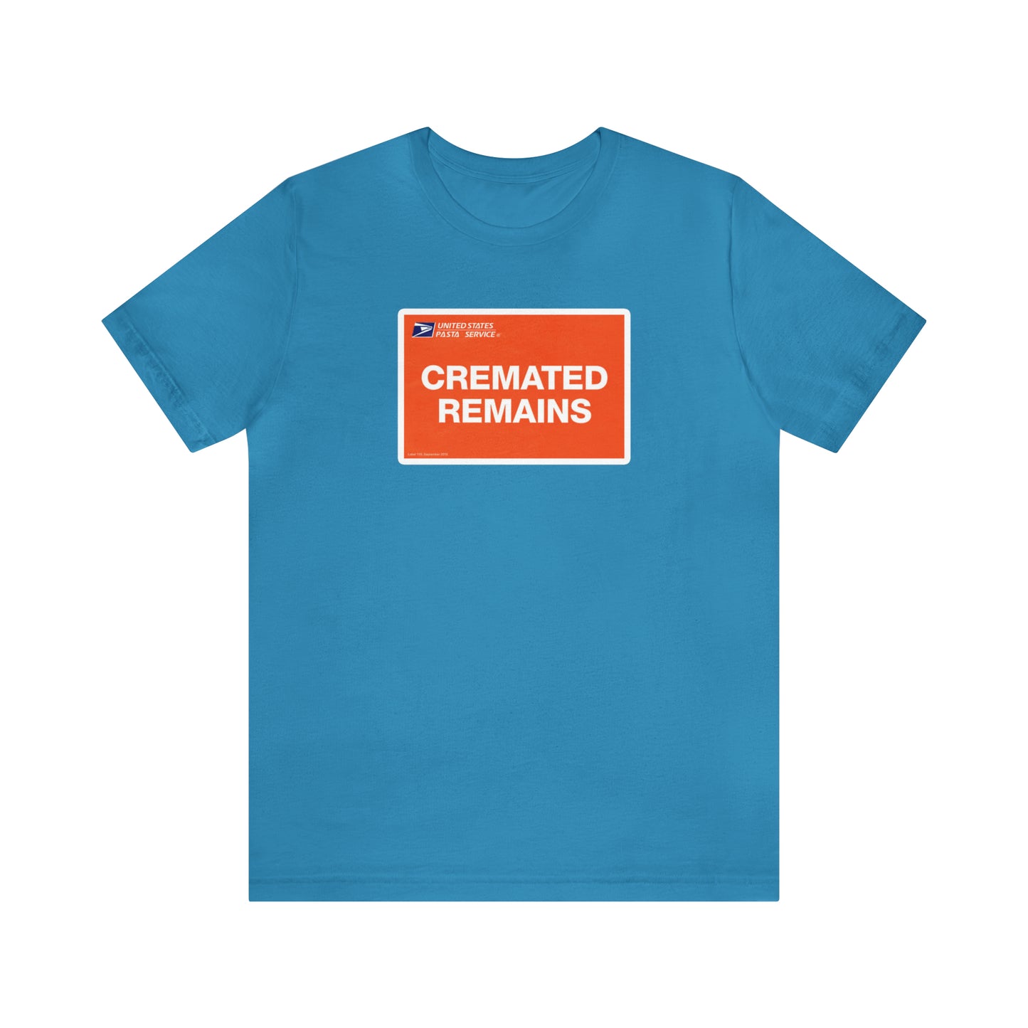 T-shirt restes incinérés