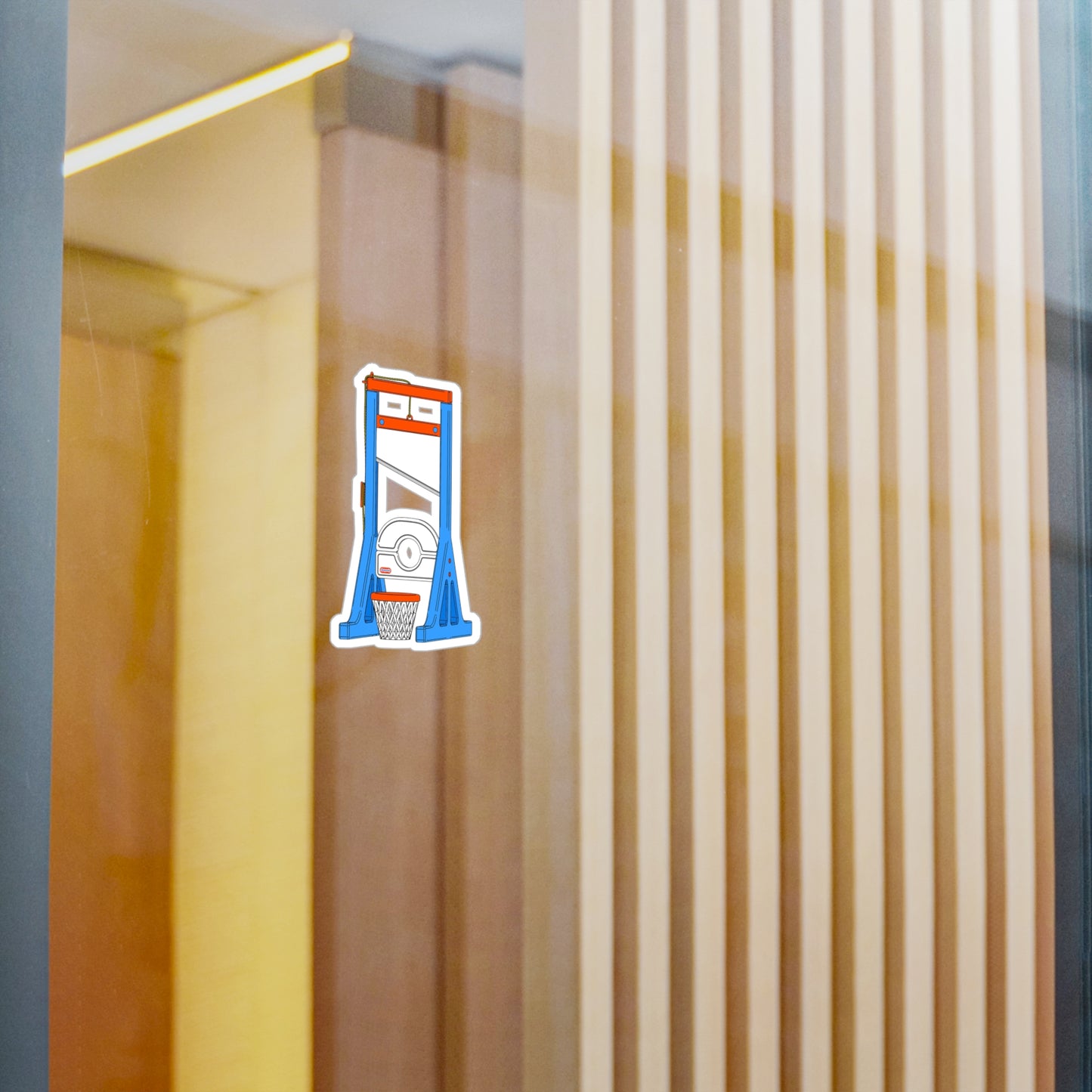 Guillotine Vinyl Sticker