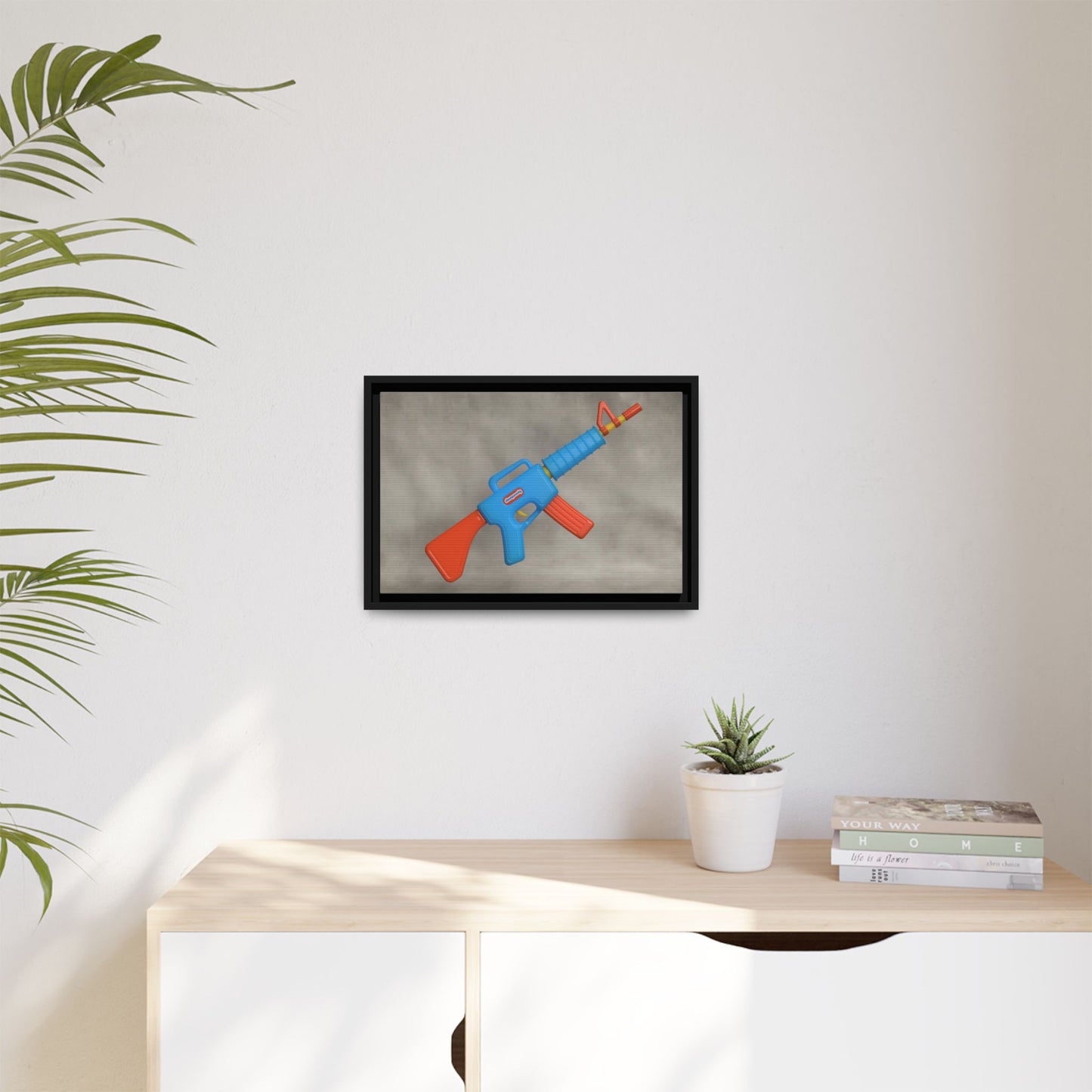 AR-15 Framed Canvas Gallery Wrap