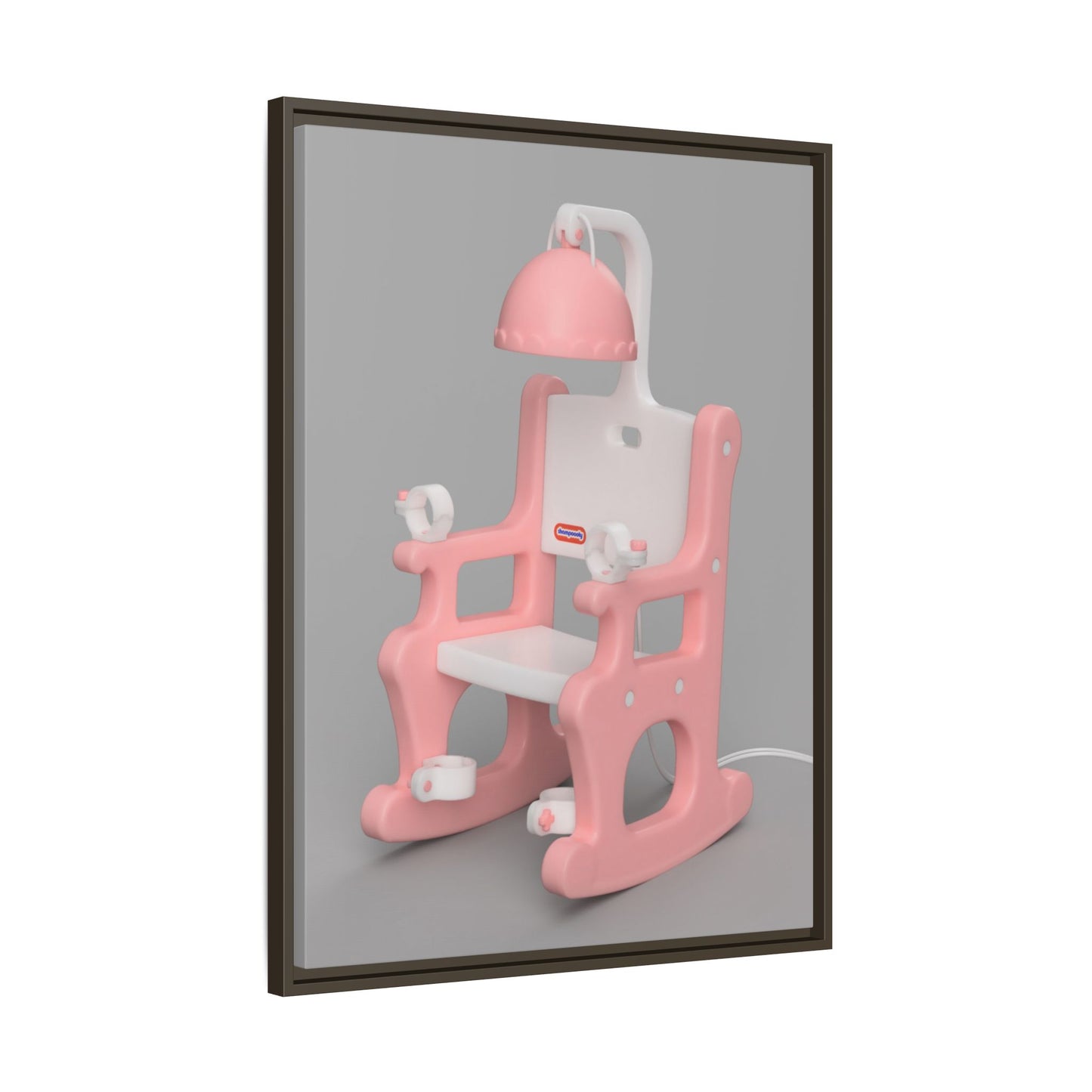 Electric Chair Framed Canvas Gallery Wrap
