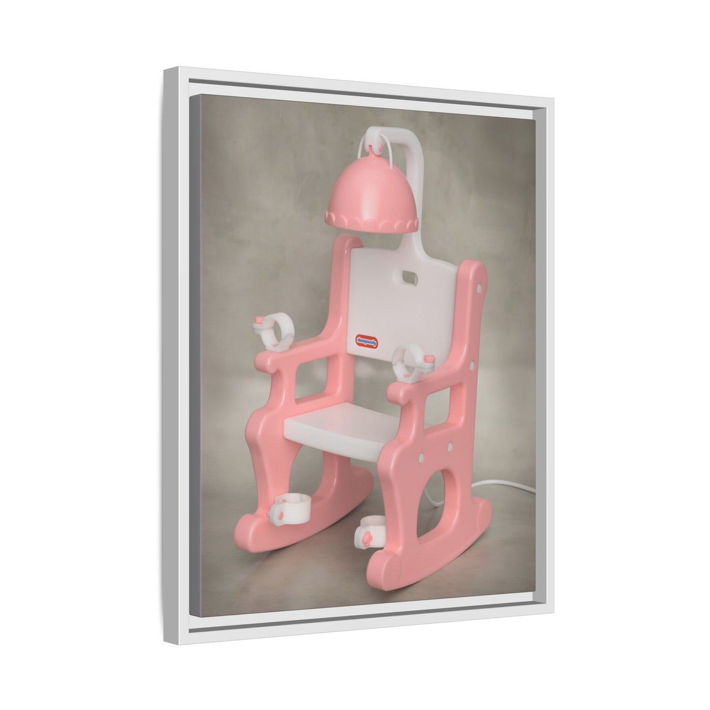 Electric Chair Framed Canvas Gallery Wrap