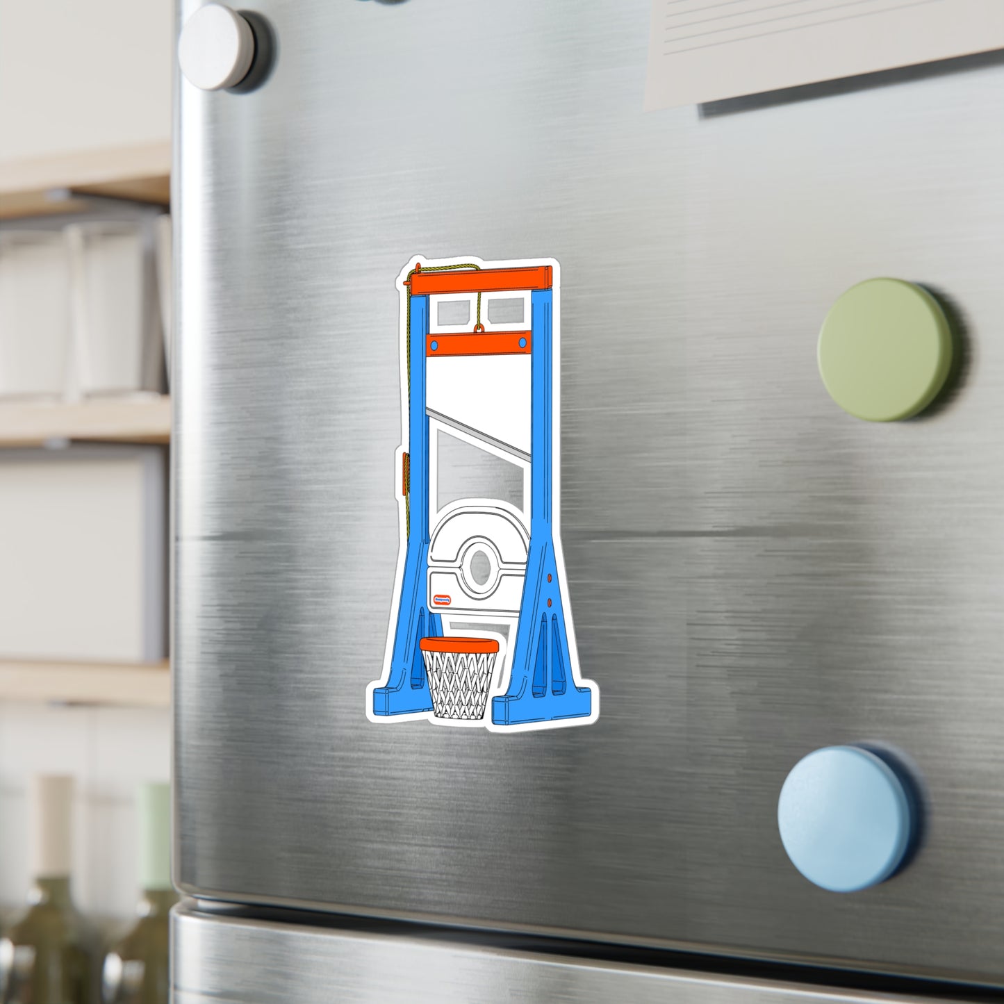 Guillotine Vinyl Sticker