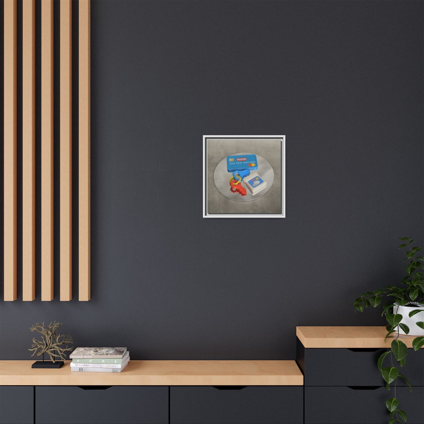 Cocaine Framed Gallery Canvas Wrap