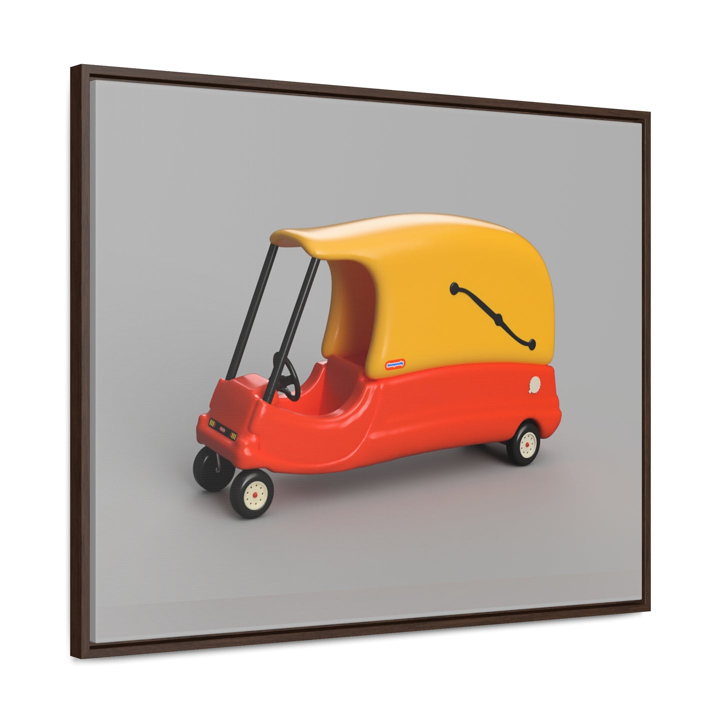 Cozy Hearse Framed Canvas Gallery Wrap
