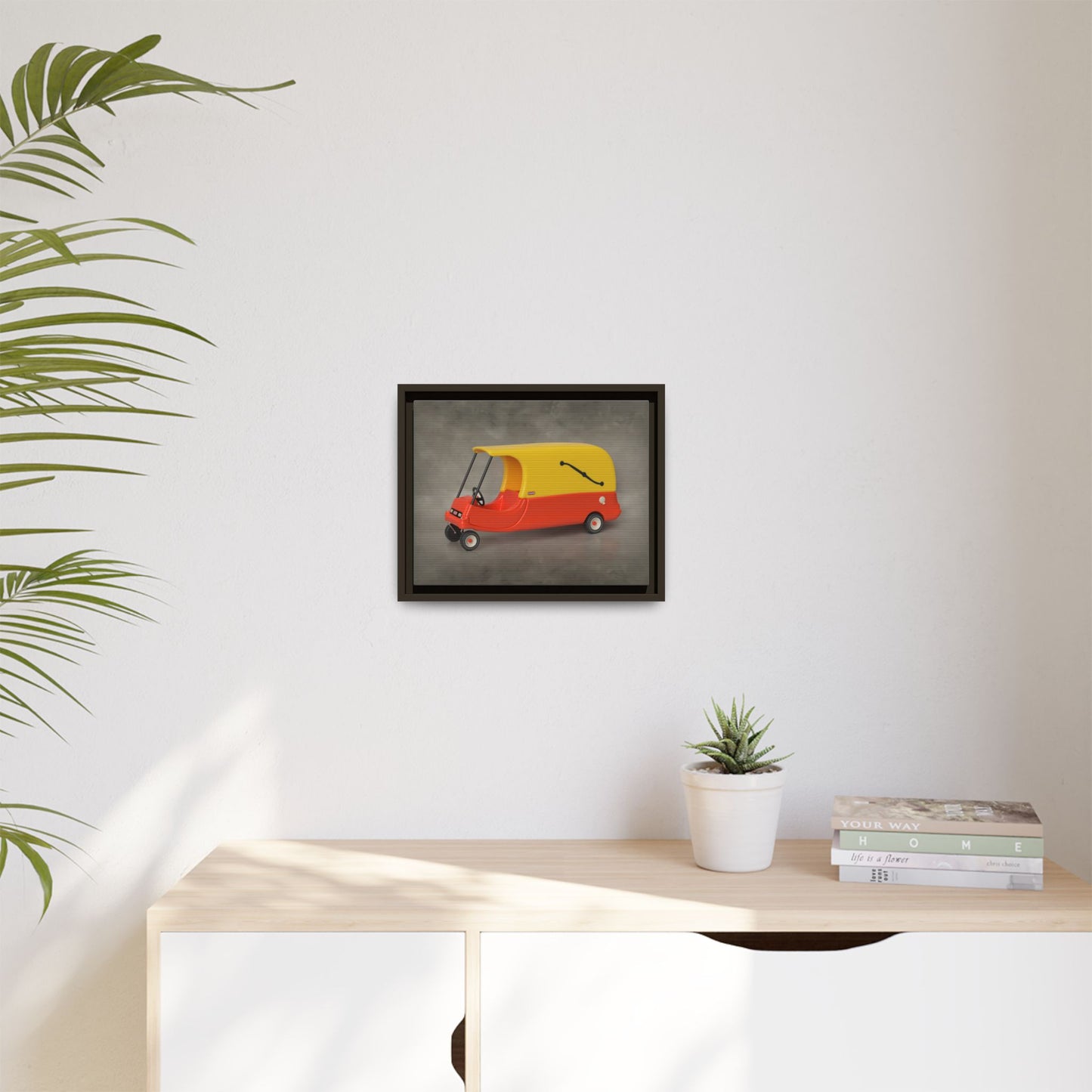 Hearse Framed Canvas Gallery Wrap