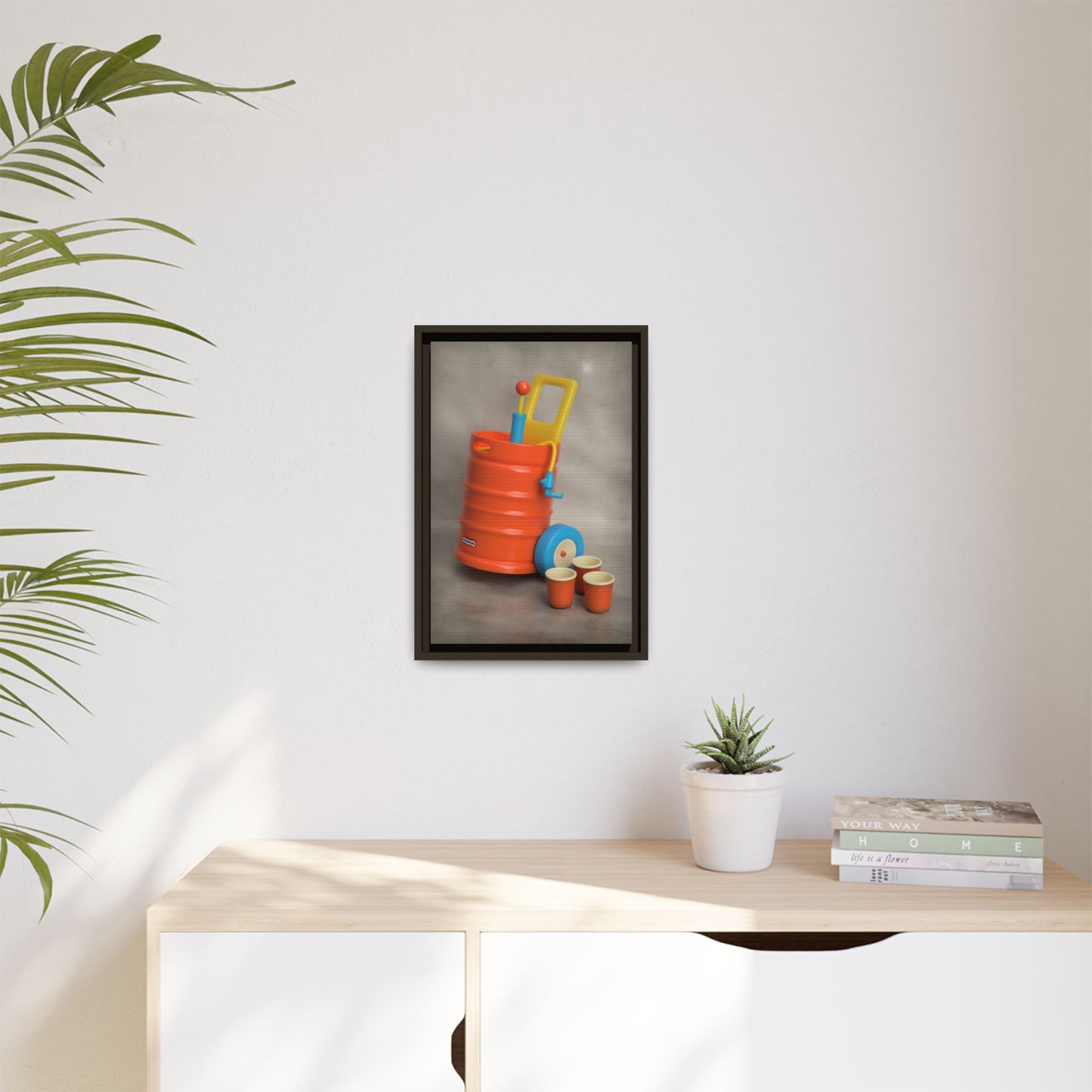 Keg Framed Canvas Gallery Wrap