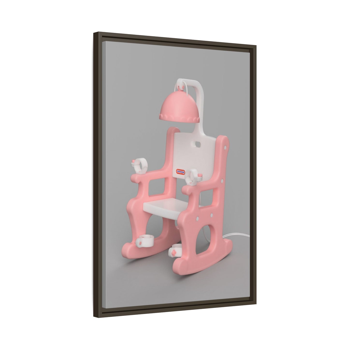 Electric Chair Framed Canvas Gallery Wrap