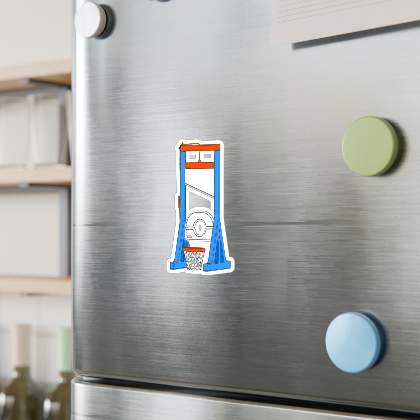 Guillotine Vinyl Sticker