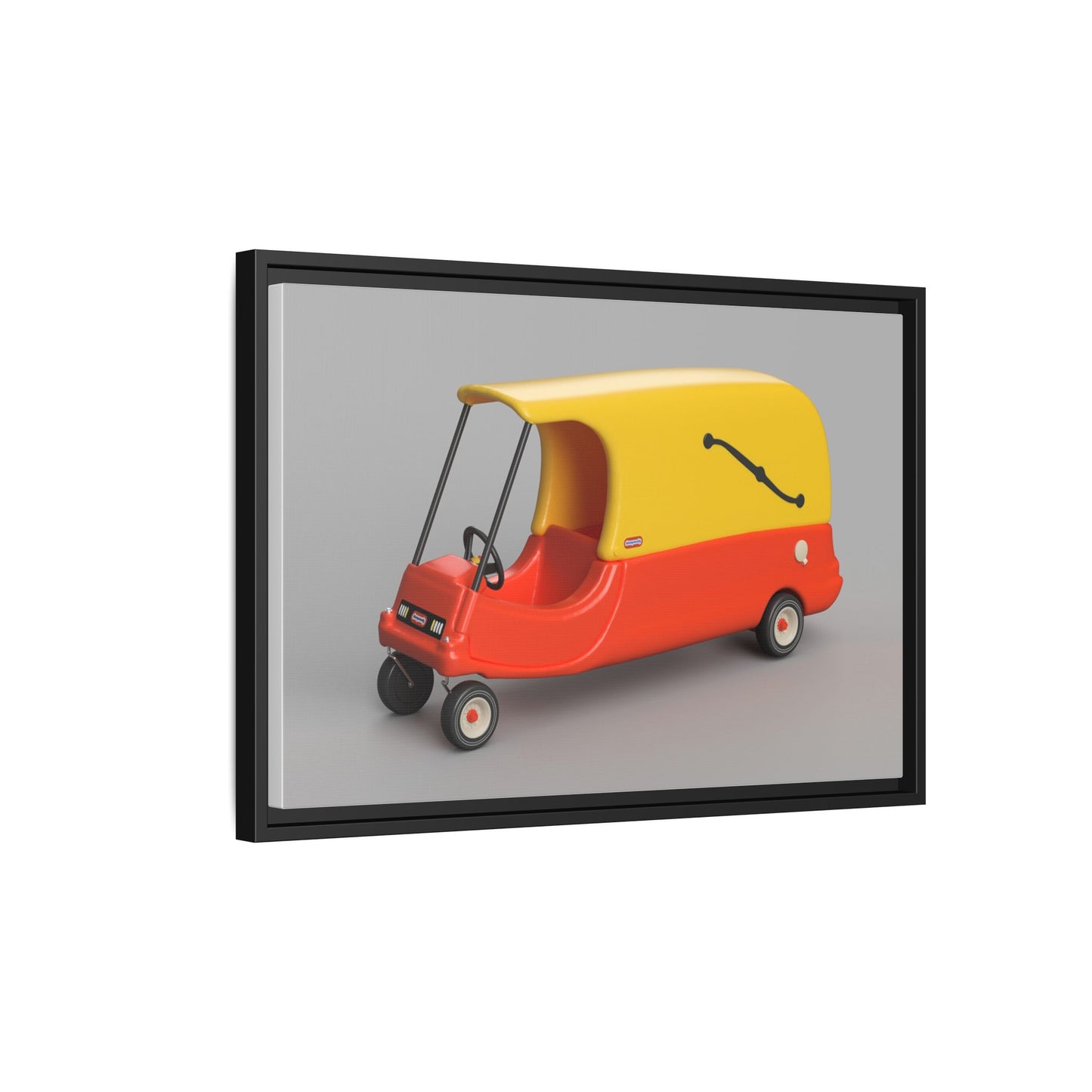 Cozy Hearse Framed Canvas Gallery Wrap